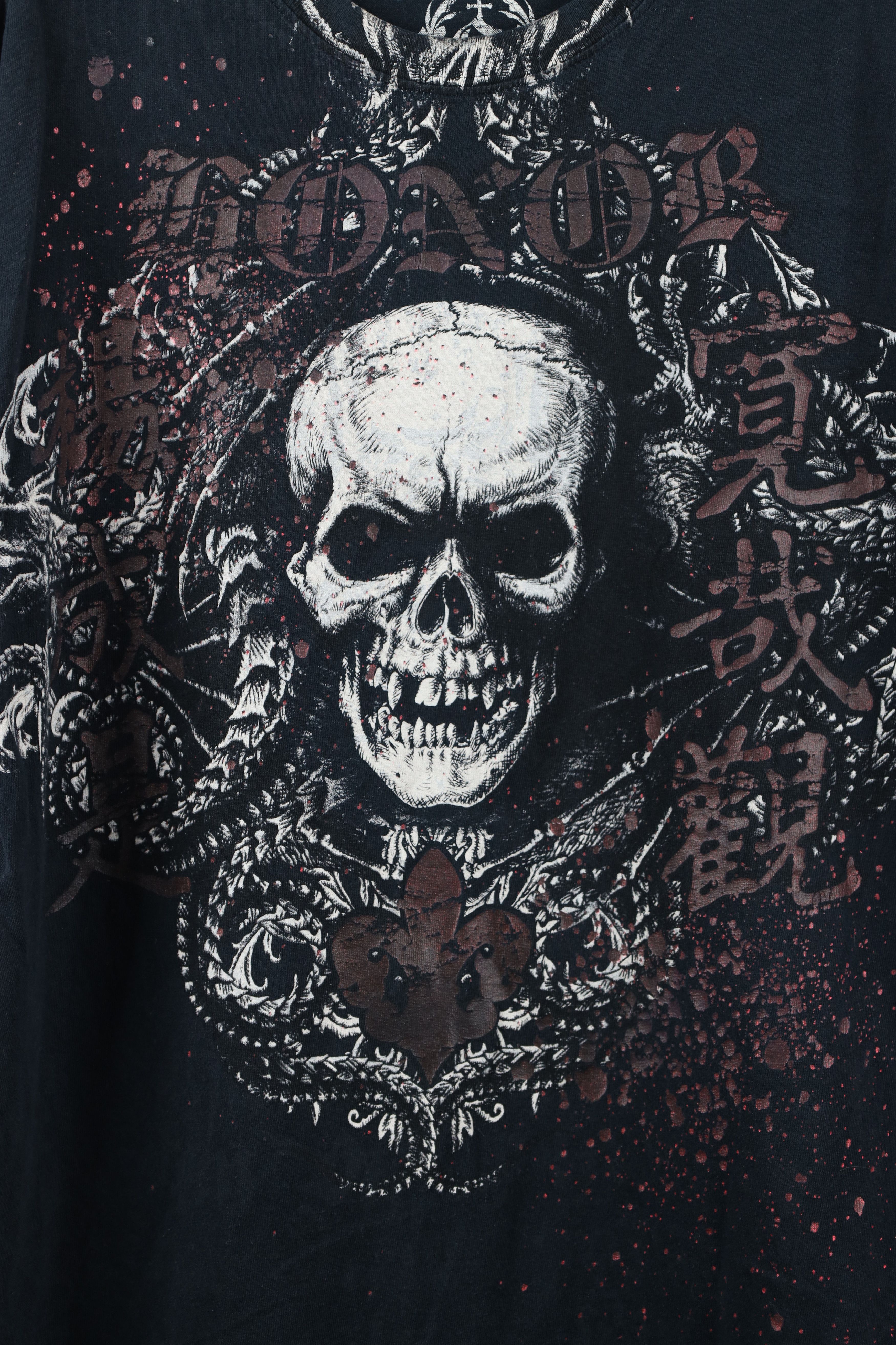Vintage Vintage Y2K Streetwear UFC MMA Fighting Skull Dragon T-Shirt Size US L / EU 52-54 / 3 - 4 Thumbnail