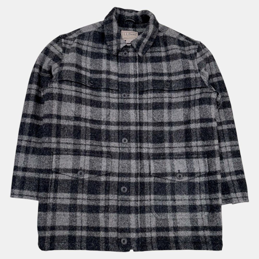 L.L. Bean Authentic L.L.Bean wool shirt jacket - Fashionella Size US L / EU 52-54 / 3 - 2 Thumbnail