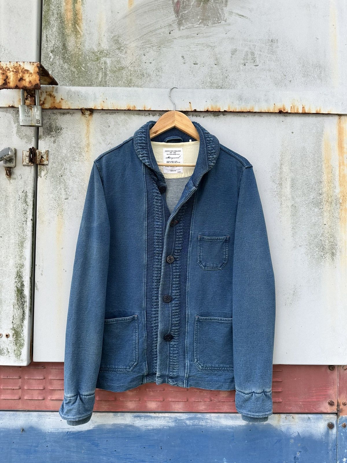 Vintage 👹Vintage D2Squared Knitted Chore Jacket Size US M / EU 48-50 / 2 - 2 Thumbnail