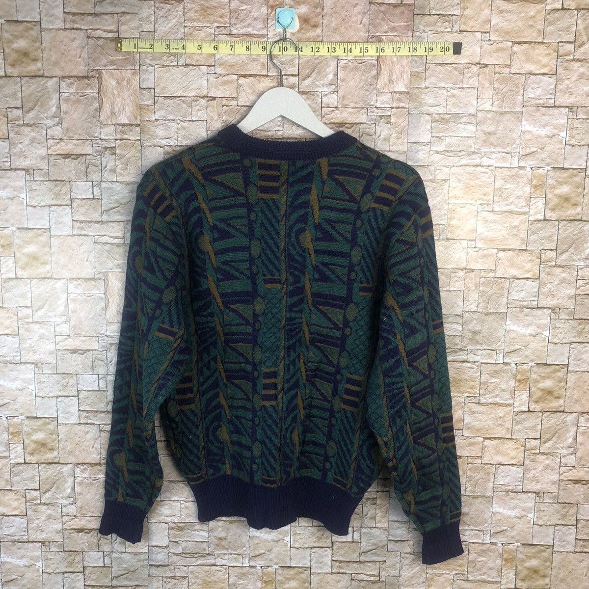 Vintage DL Courmayeur Navajo Japan Motive Knit Sweater #A26 Size M / US 6-8 / IT 42-44 - 13 Thumbnail