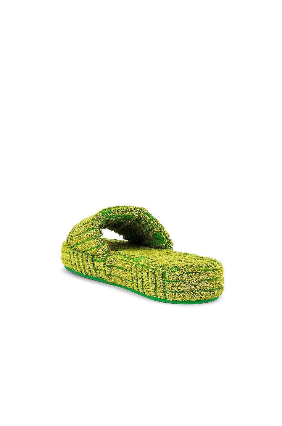 Bottega Veneta o1bcso1str0924 Resort Sponge in Green Size US 7 / EU 40 - 3 Thumbnail