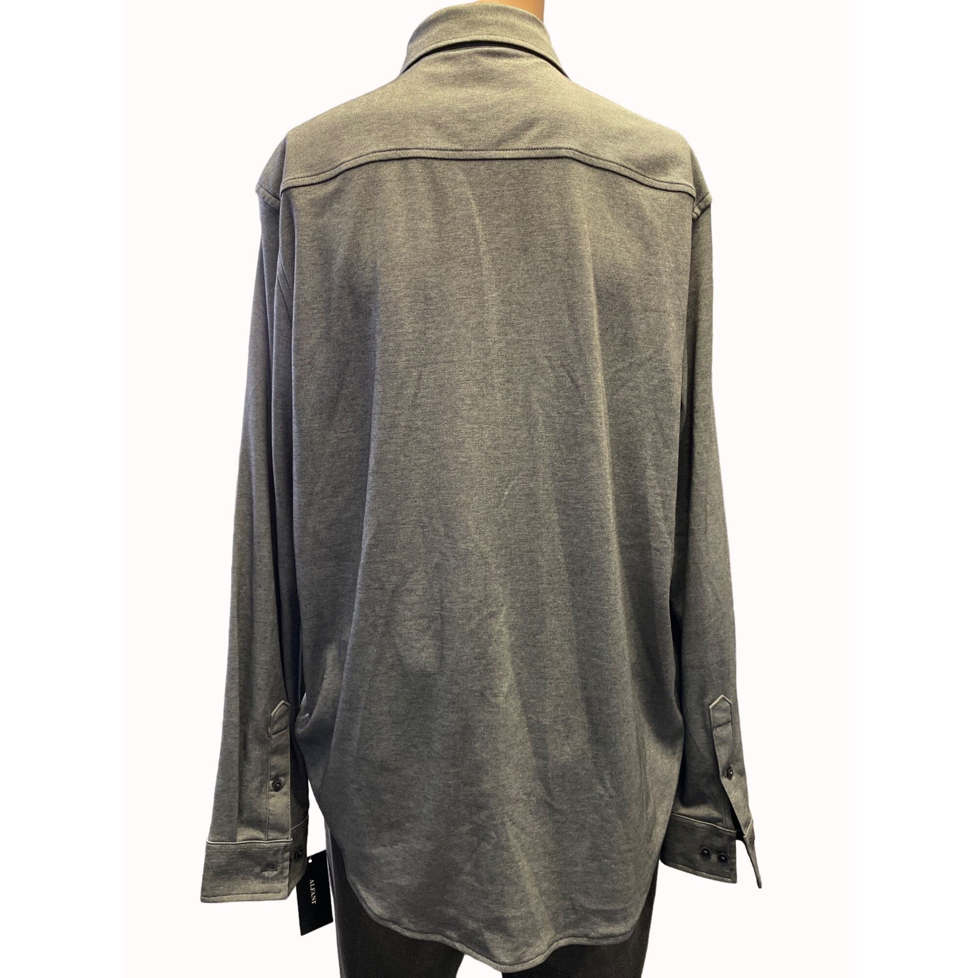 Alfani Alfani Mens Gray Long Sleeve Button up Shirt L SKU 6627 Size US L / EU 52-54 / 3 - 4 Thumbnail