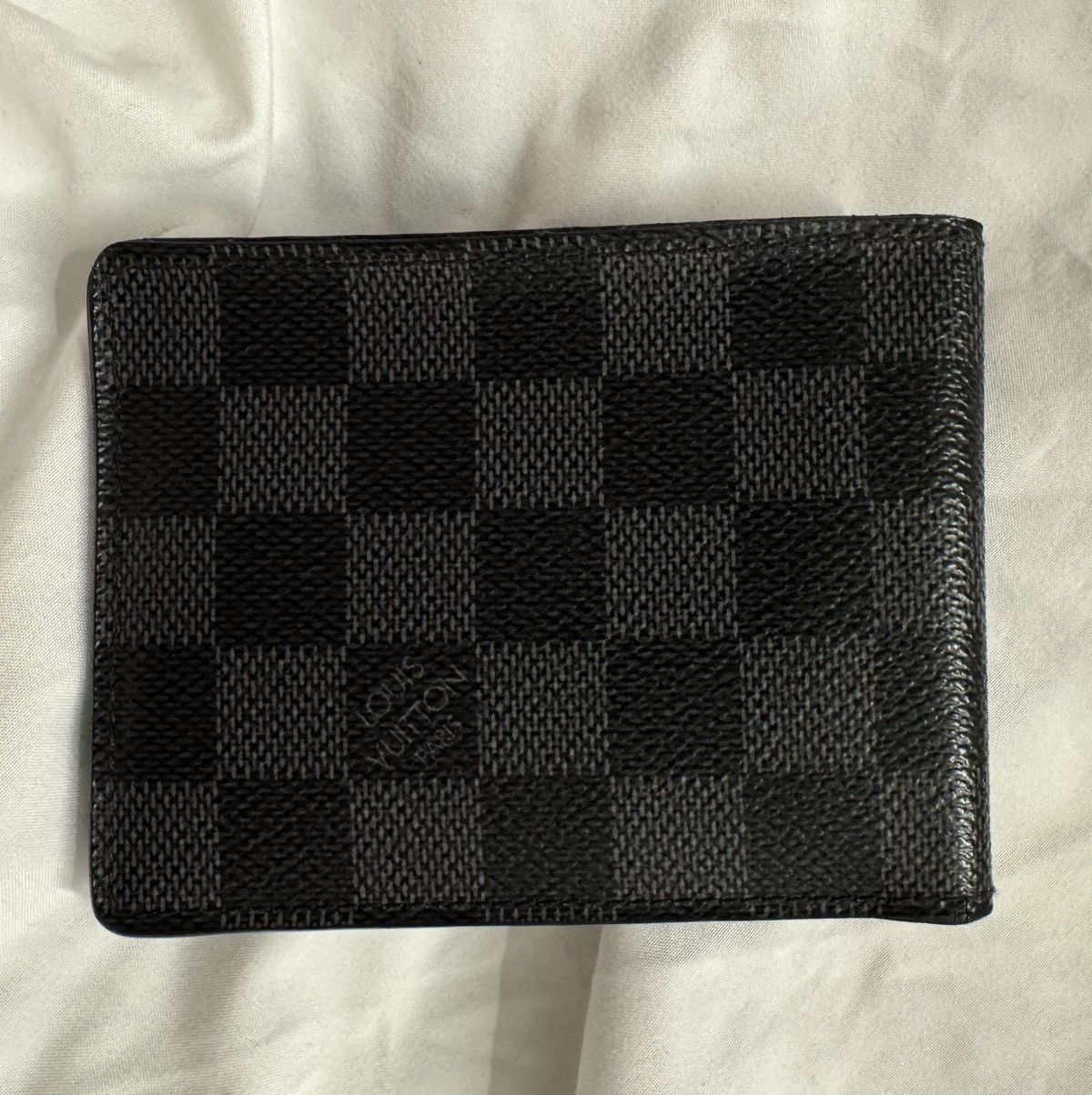 Louis Vuitton LOUIS VUITTON Damier Graphite Slender Multiple Bifold Wallet Size ONE SIZE - 3 Thumbnail