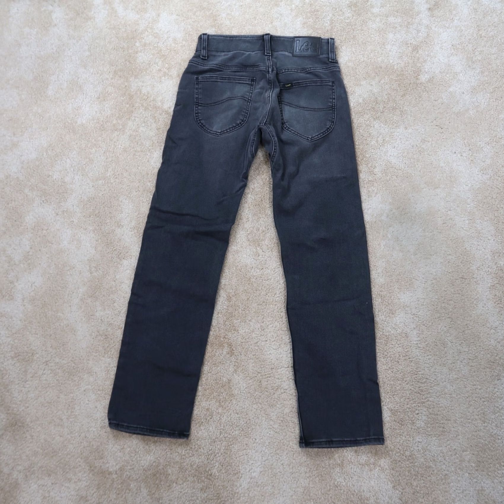 Lee Lee Slim Straight Jeans Men's 28x30 Black Denim Stretch Straight Jeans Mens Jeans 90s Vintage: No Size US 28 / EU 44 - 7 Thumbnail