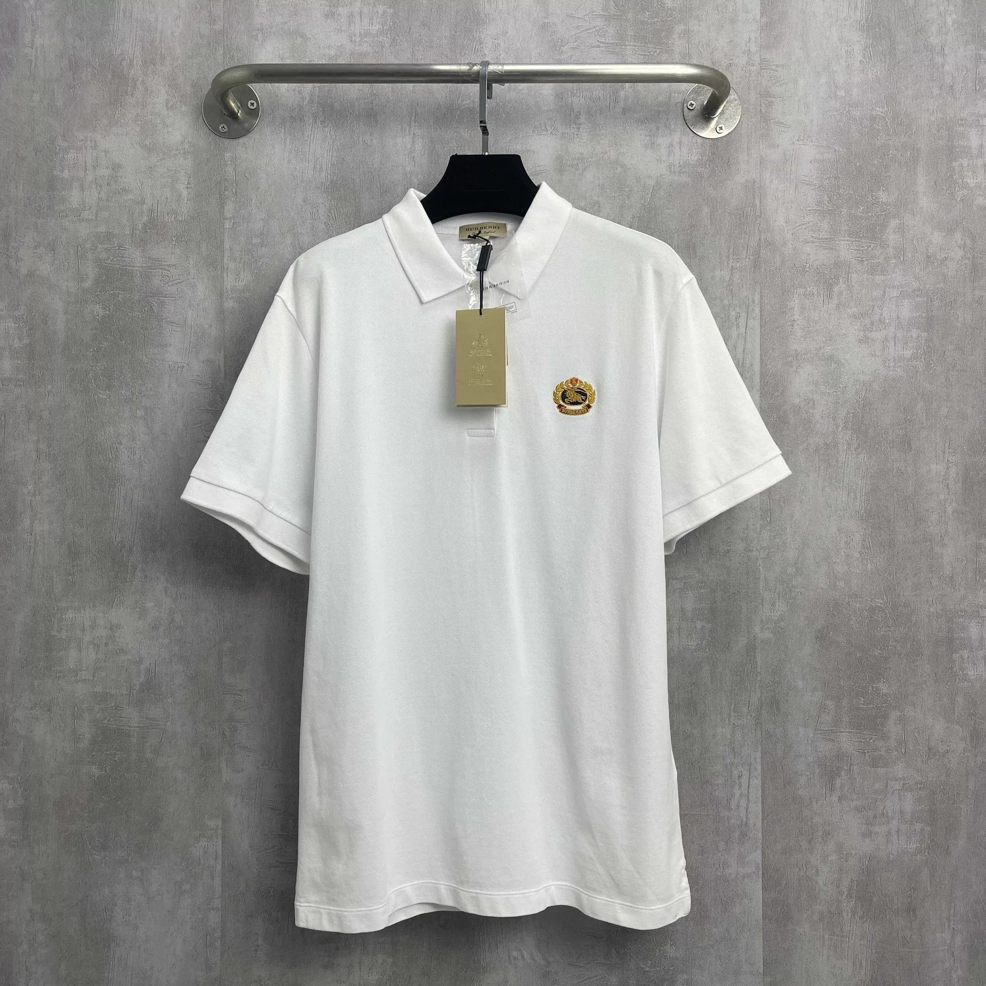 Burberry Burberry Wheat Ear Horse Logo Polo T-Shirt Size US M / EU 48-50 / 2 - 1 Thumbnail