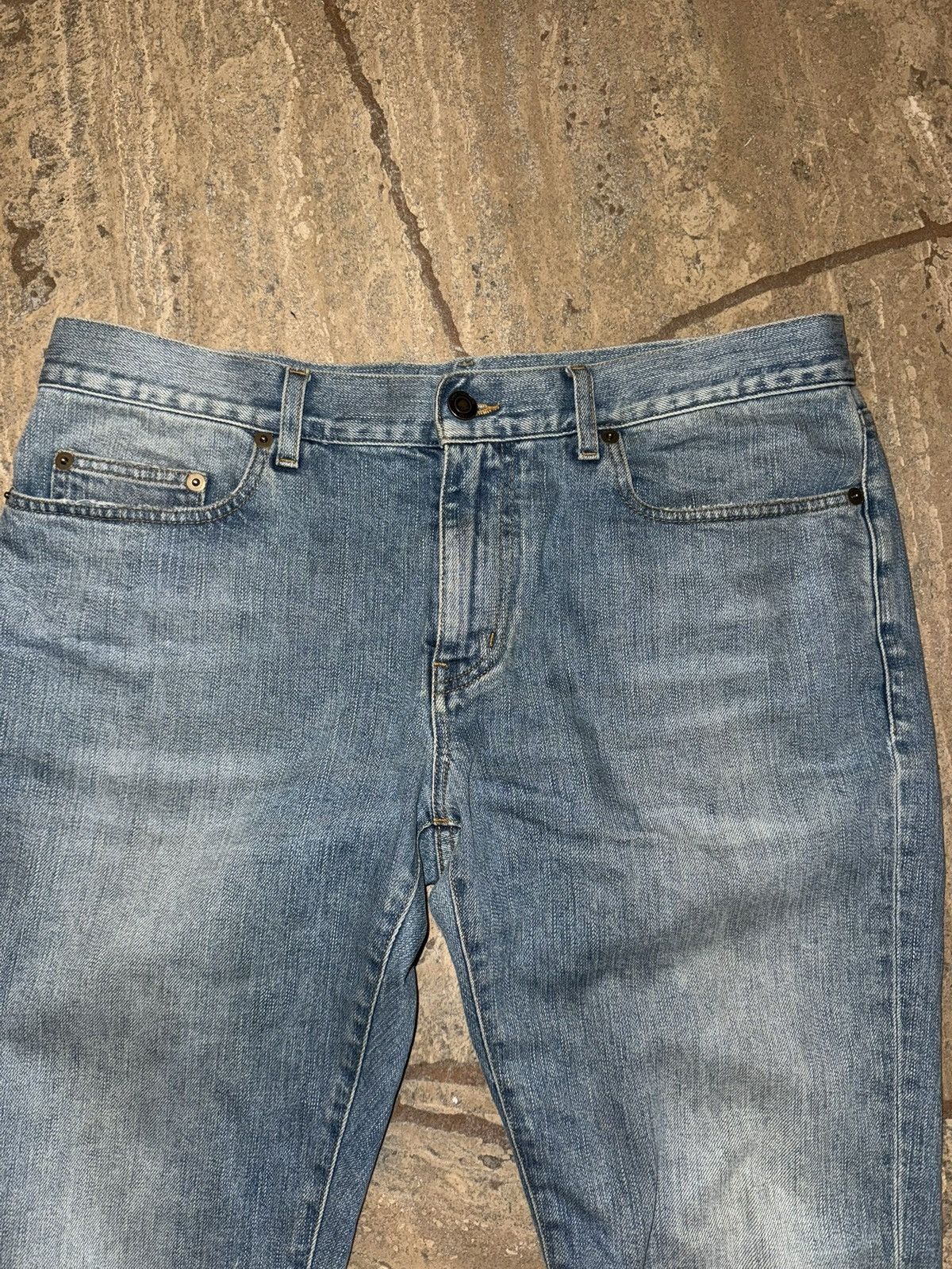 Saint Laurent Paris Saint Laurent ripped skinny jeans Size US 32 / EU 48 - 4 Thumbnail