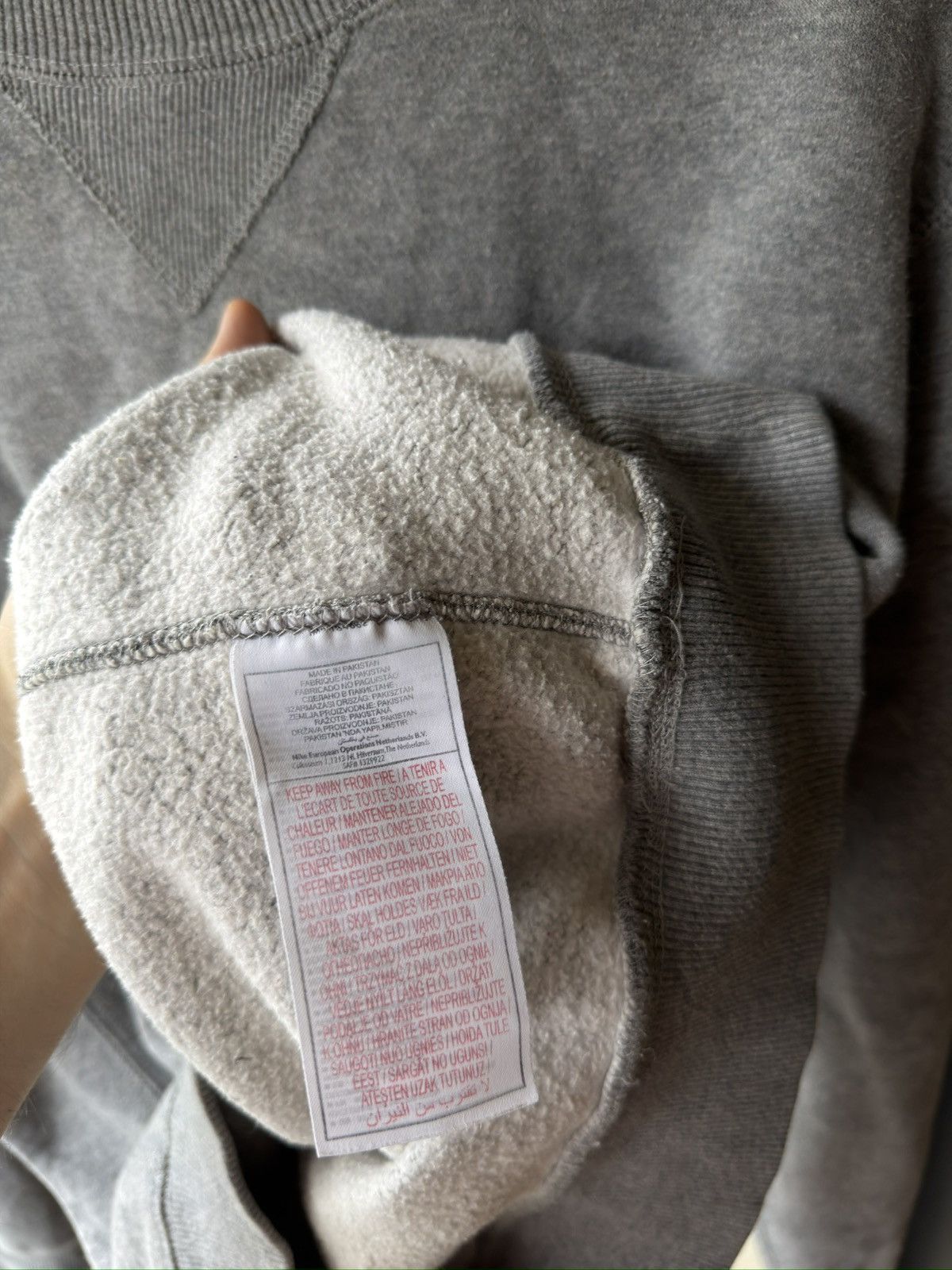 Nike Nike vintage gray sweatshirt Size US M / EU 48-50 / 2 - 6 Thumbnail