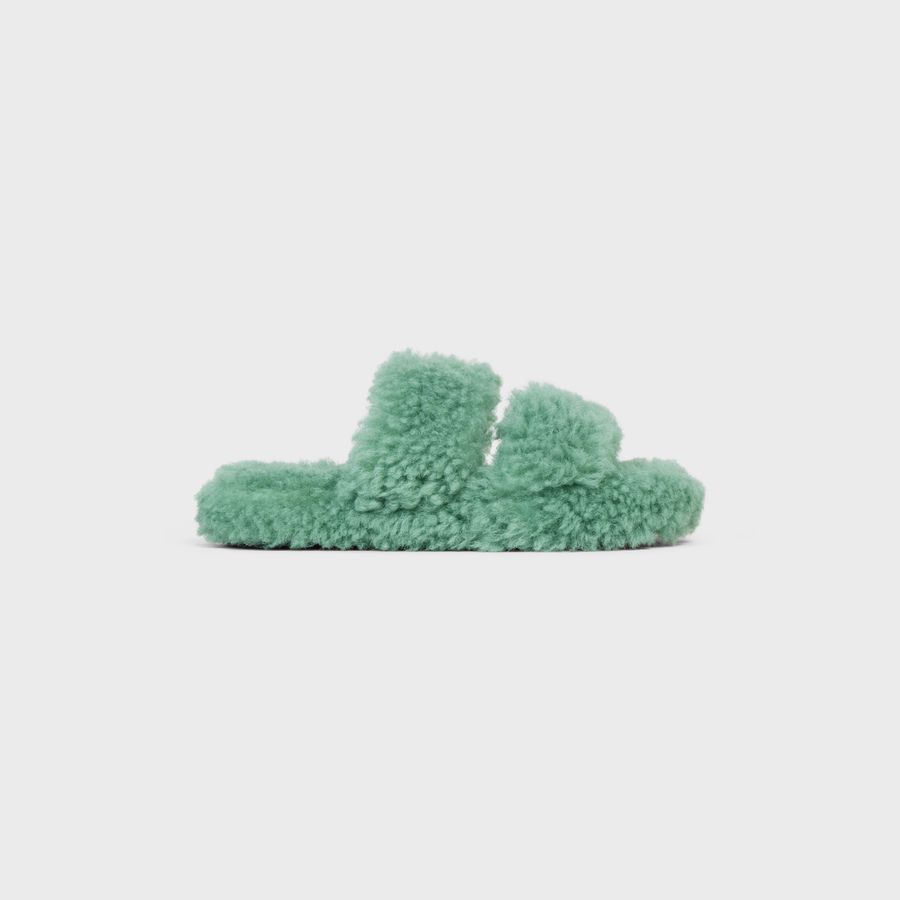 Celine o1loc1c1124 Slides in Green Size US 6 / IT 36 - 1 Thumbnail
