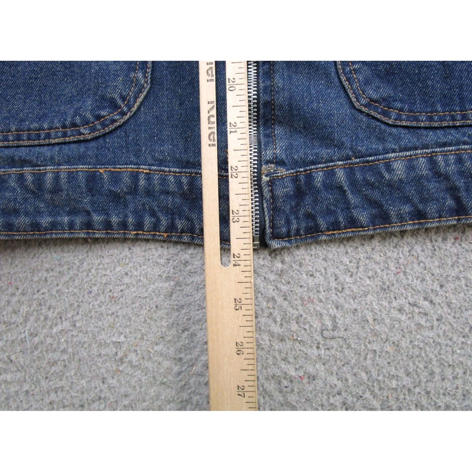 Vintage Boohoo Man Denim Bomber Jacket Full Zip Size S NEW Size US S / EU 44-46 / 1 - 7 Thumbnail