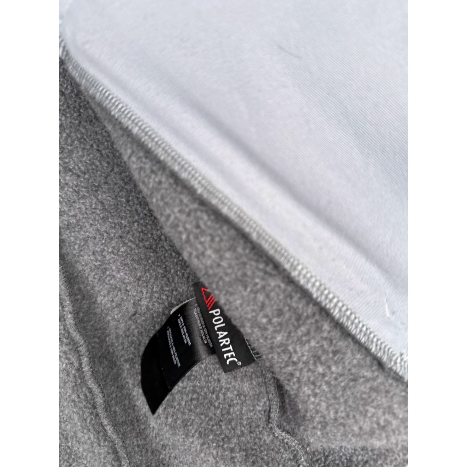 The North Face The North Face Jacket Women S Gray Polyester Fleece Full Zip Mock Denali Logo Zipper Embroidered Size S / US 4 / IT 40 - 4 Thumbnail