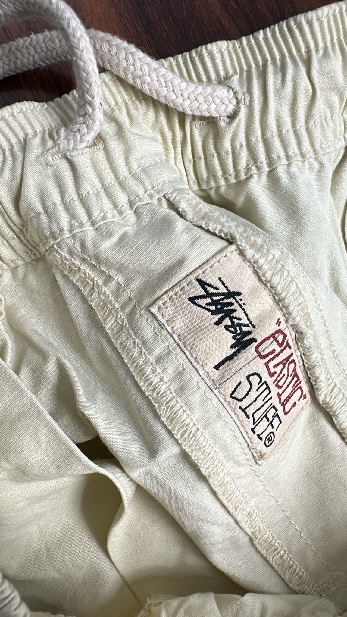 Stussy × Vintage Stussy Ripstop Cargo Beach Pant Cream Size Medium Size US 32 / EU 48 - 5 Thumbnail
