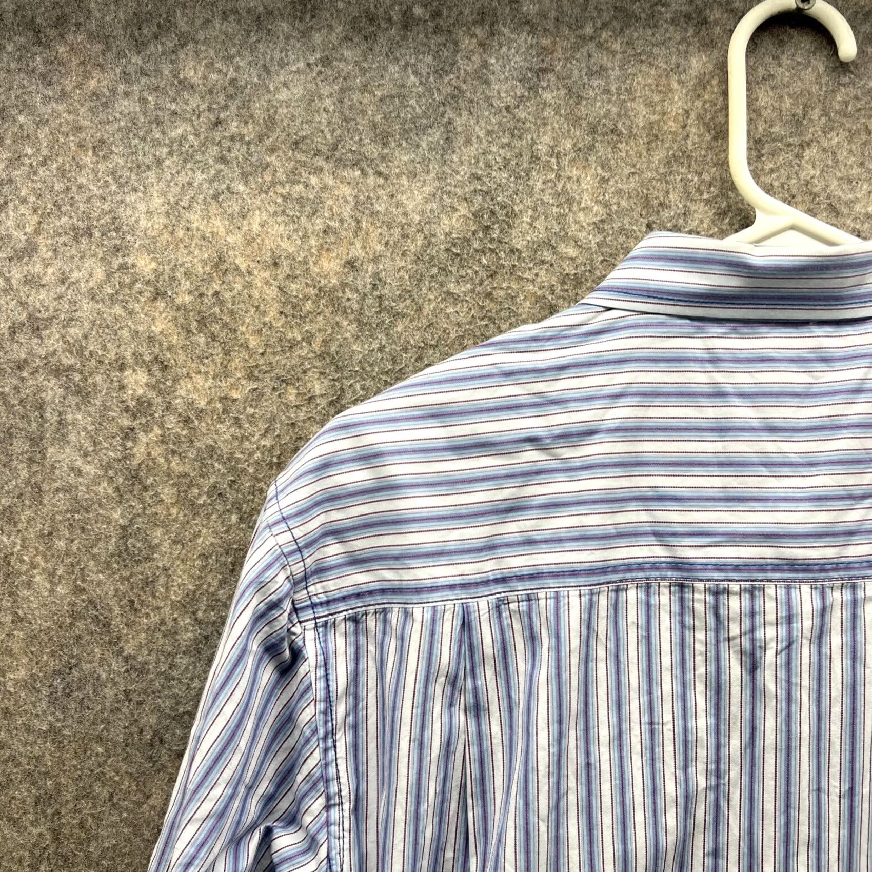 Tommy Bahama VINTAGE Tommy Bahama Shirt Men Large Adult Blue Striped Button-Down Casual Knit Cotton Long Sleeve Size US L / EU 52-54 / 3 - 2 Thumbnail