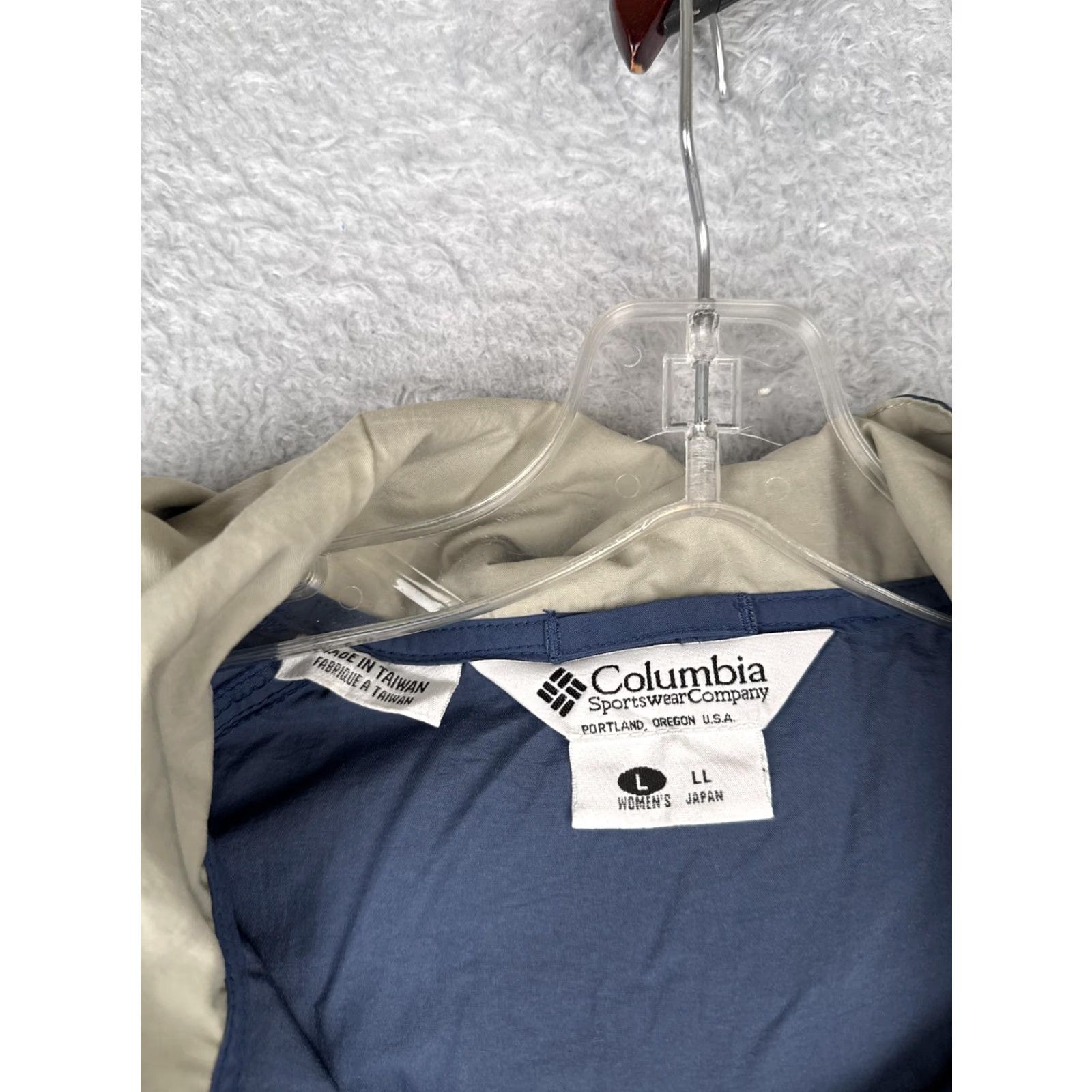 Vintage VINTAGE Columbia Jacket Womens Large Blue Hooded Pullover Anorak Nylon 90s Size L / US 10 / IT 46 - 6 Thumbnail