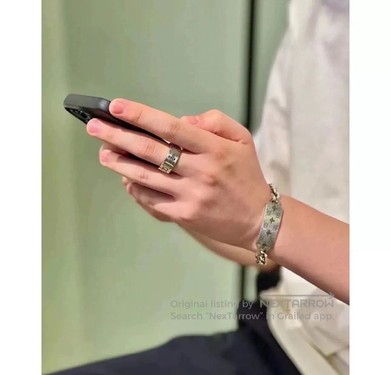 Gucci Gucci New Double G Silver Bracelet. Size ONE SIZE - 8 Thumbnail