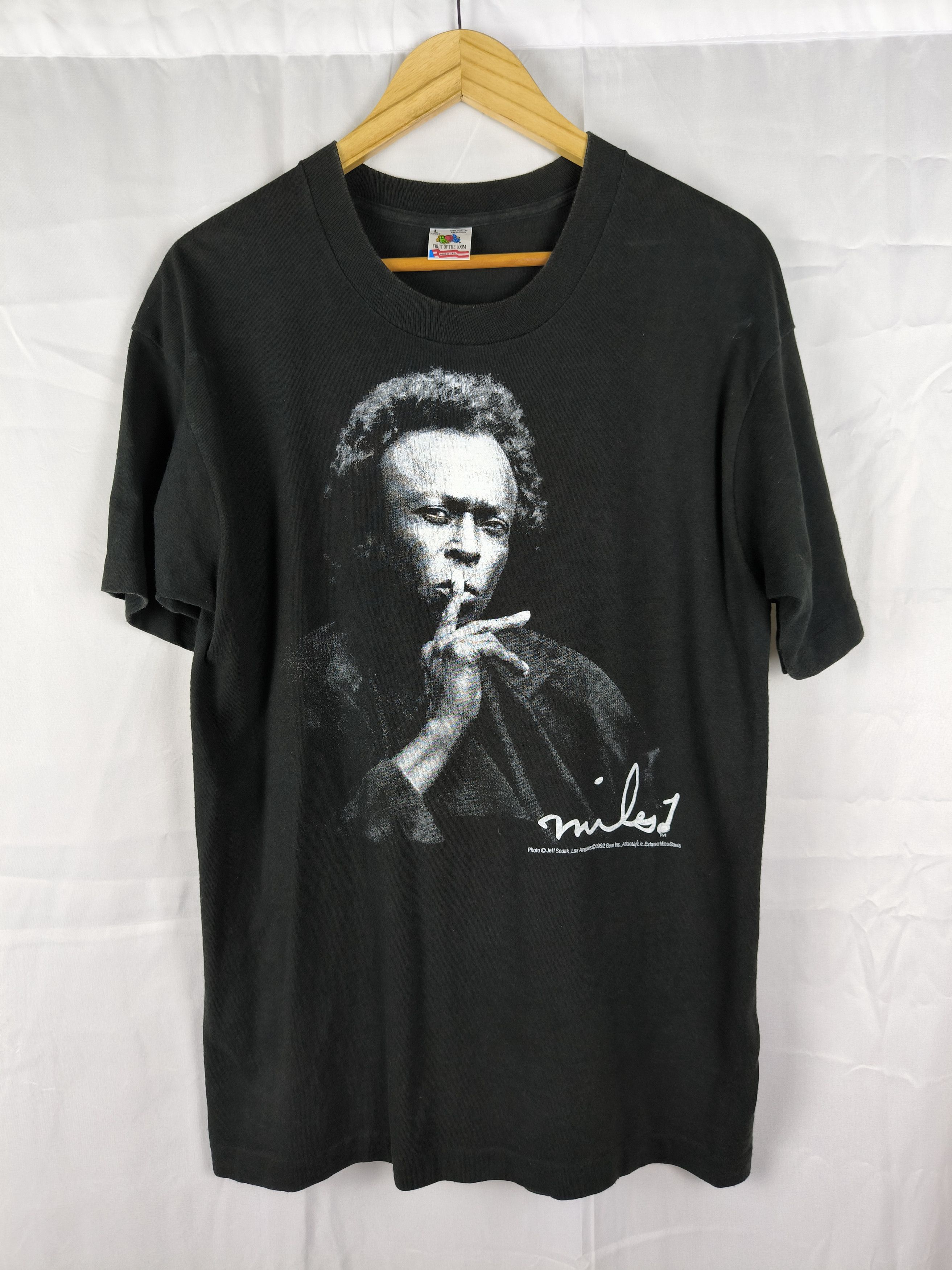 Band Tees 90s Miles Davis Jazz Size US L / EU 52-54 / 3 - 13 Thumbnail
