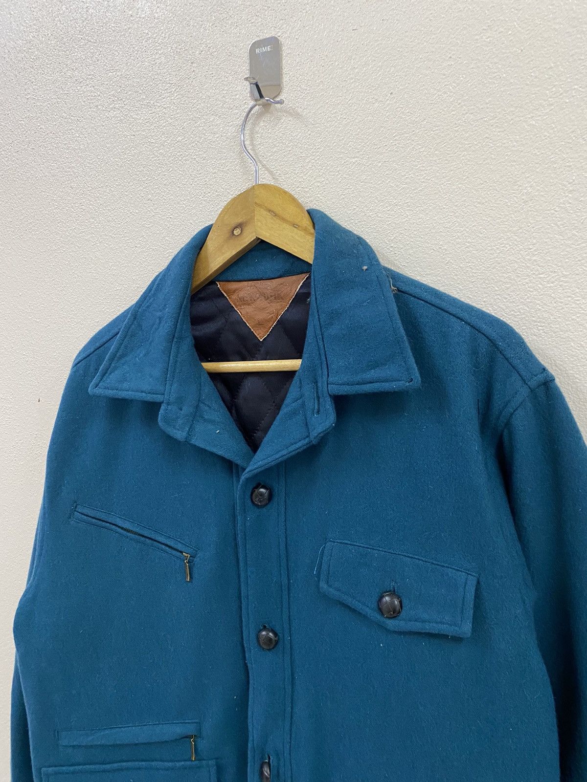 Jones New York × Vintage Jones New York Wool Jacket Mackinaw Style Size US L / EU 52-54 / 3 - 3 Thumbnail