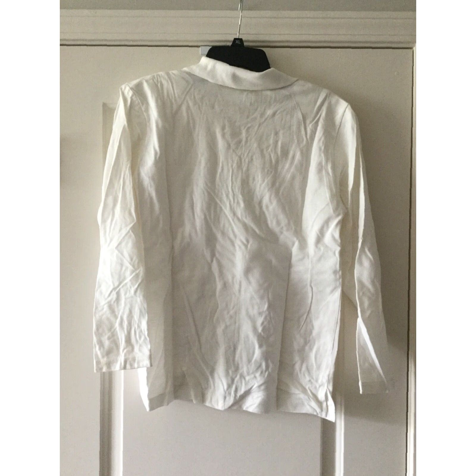 Vintage Ladies The Villager Sport Pullover Top White with Collar Size Small Size S / US 4 / IT 40 - 3 Thumbnail