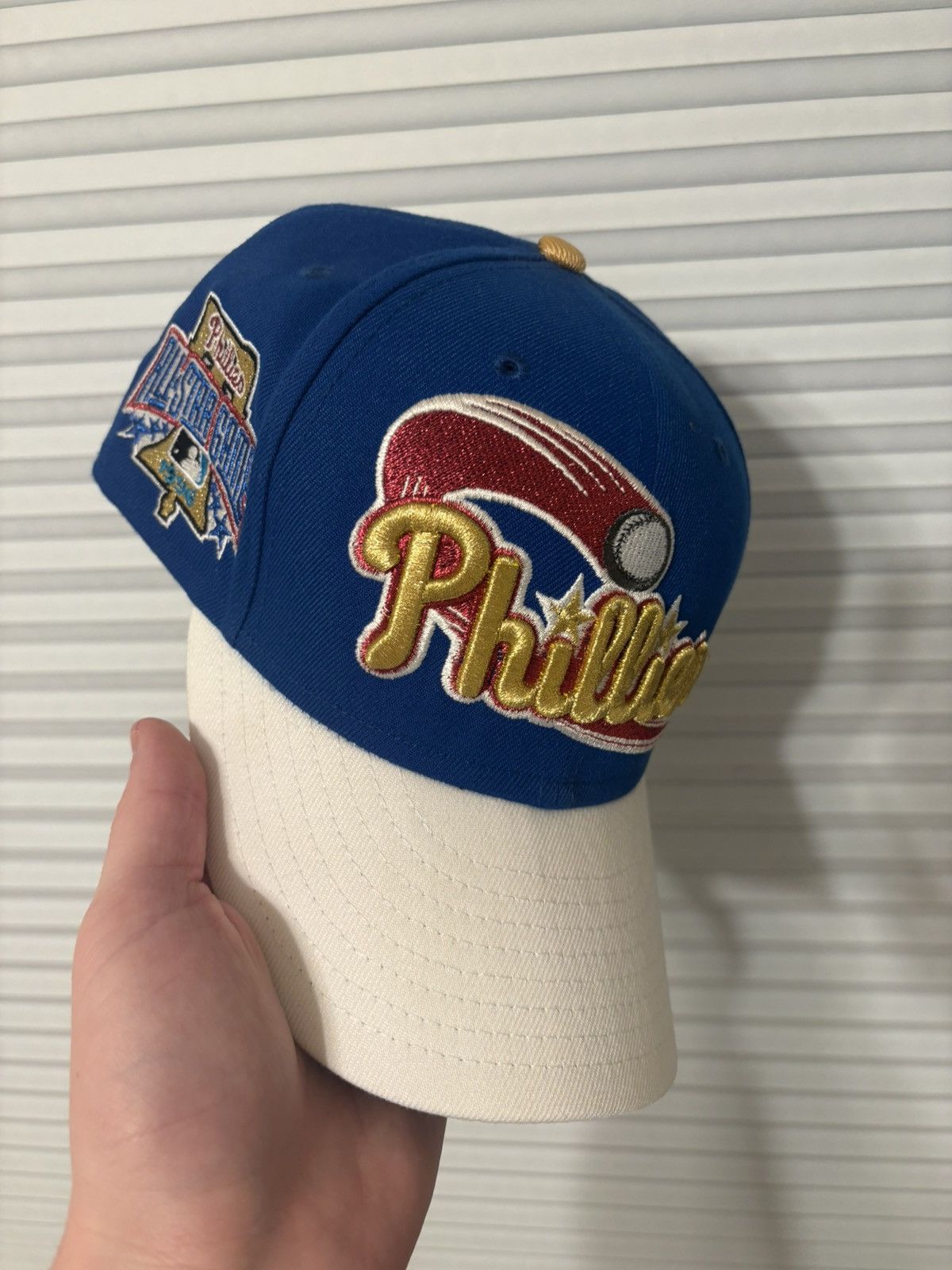 New Era Philadelphia Phillies Script 7 1/4 Size ONE SIZE - 1 Thumbnail