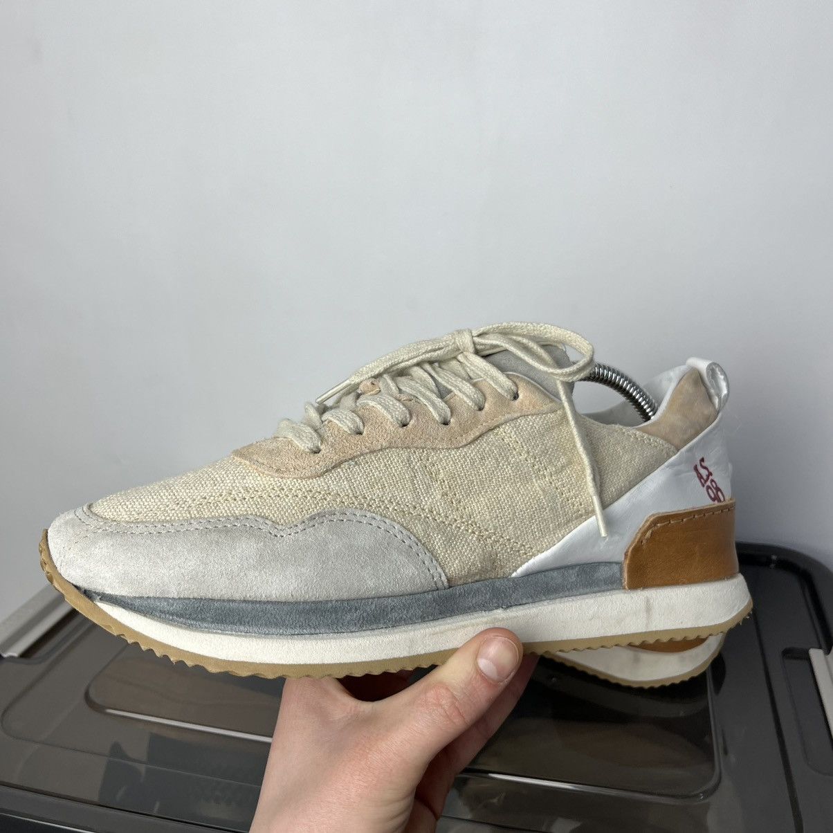 A.S.98 A.S.98 Burke Lux Italian Sneakers Handcrafted Retro Runner Size US 9 / EU 42 - 8 Thumbnail