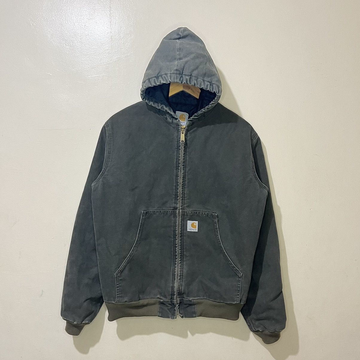 Carhartt Carhartt Y06 MOS Moss Green Duck Active Jacket Size US M / EU 48-50 / 2 - 1 Thumbnail