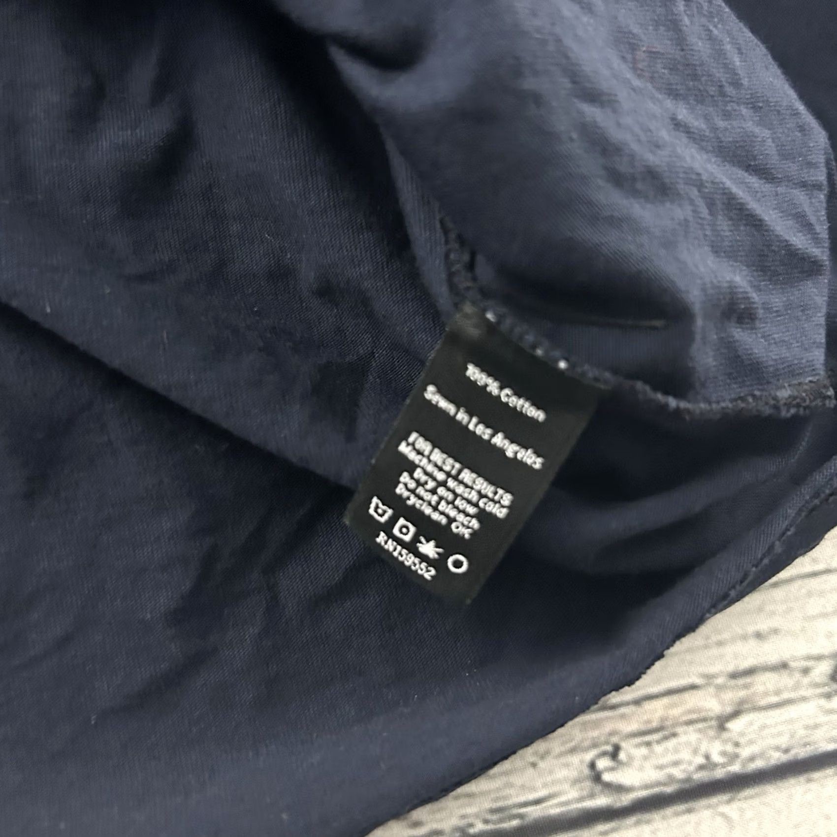 Vintage Monadic Long Sleeve Button-Up Henley Shirt Men's M Blue Made in LA Size US M / EU 48-50 / 2 - 5 Thumbnail