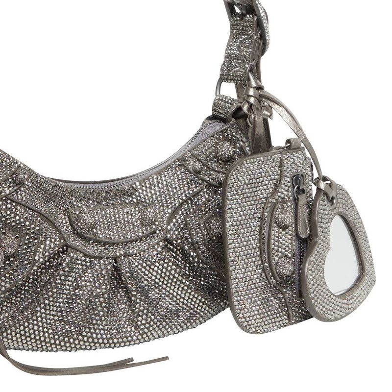 Balenciaga o1srvl11e0426 Size: OS / Le Cagole XS Shoulder Bag in Gray Size ONE SIZE - 7 Thumbnail