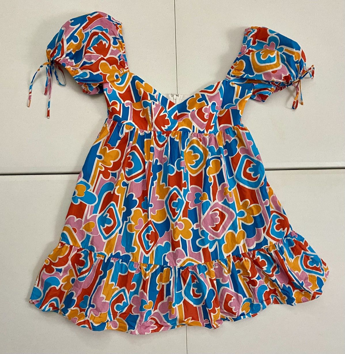Amanda Uprichard Amanda Uprichard Sicily Mini Dress Retro Miami Geo Print M Size M / US 6-8 / IT 42-44 - 1 Thumbnail