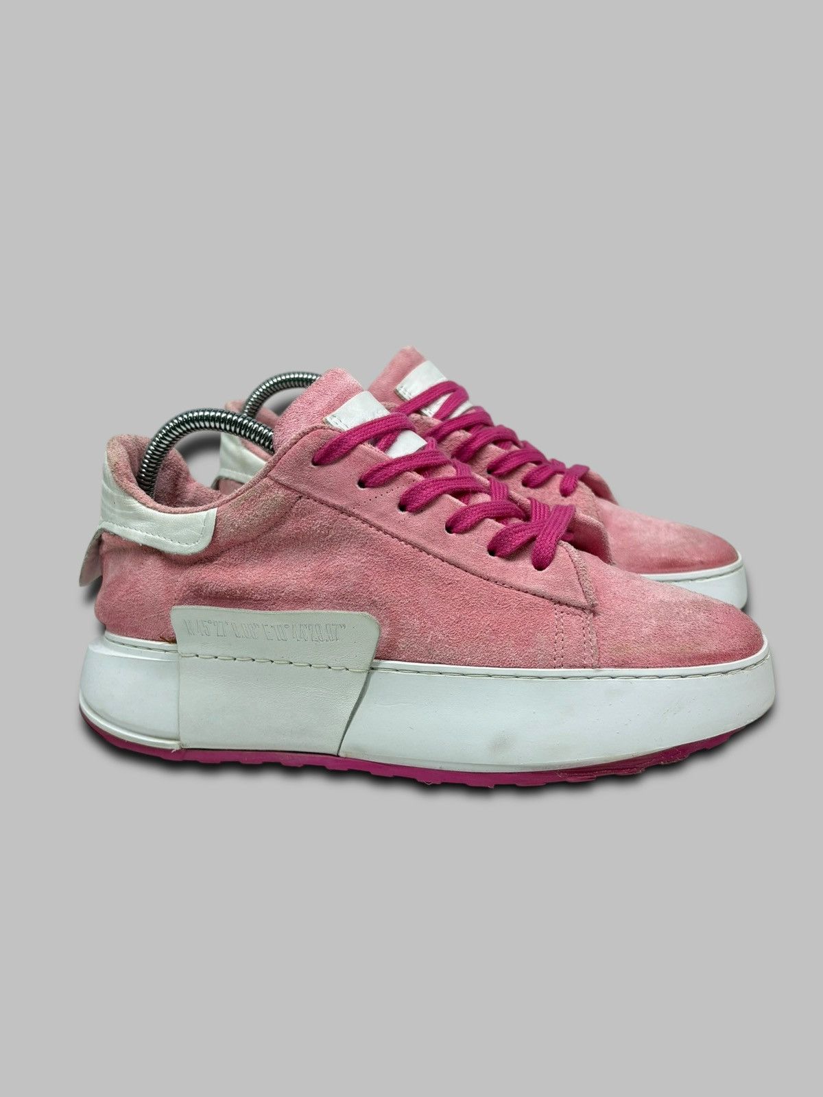A.S.98 A.S 98 Suede Leather Pink Sneakers Size US 7 / EU 40 - 1 Thumbnail