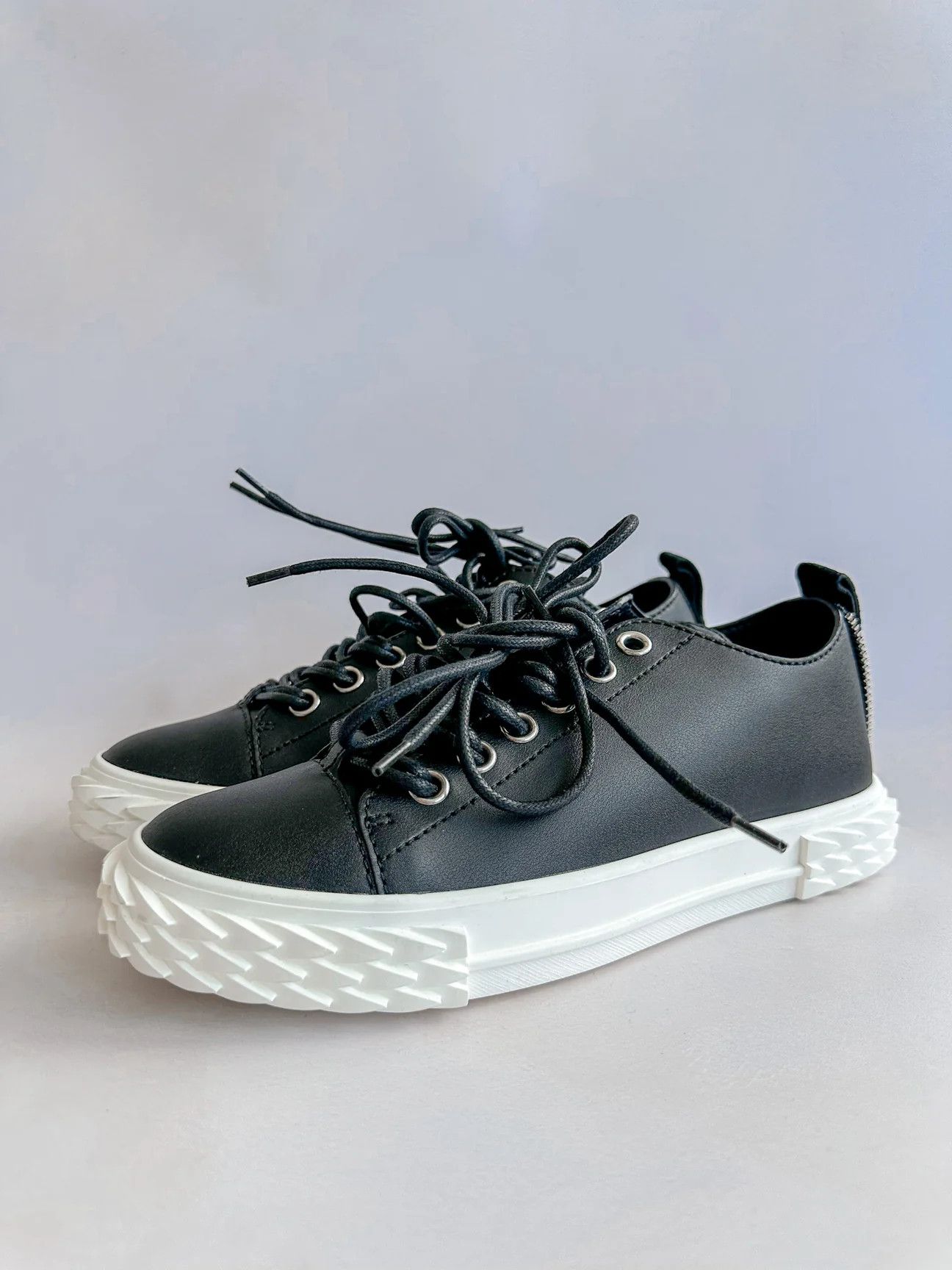 Giuseppe Zanotti Black Blabber Low Top Sneakers