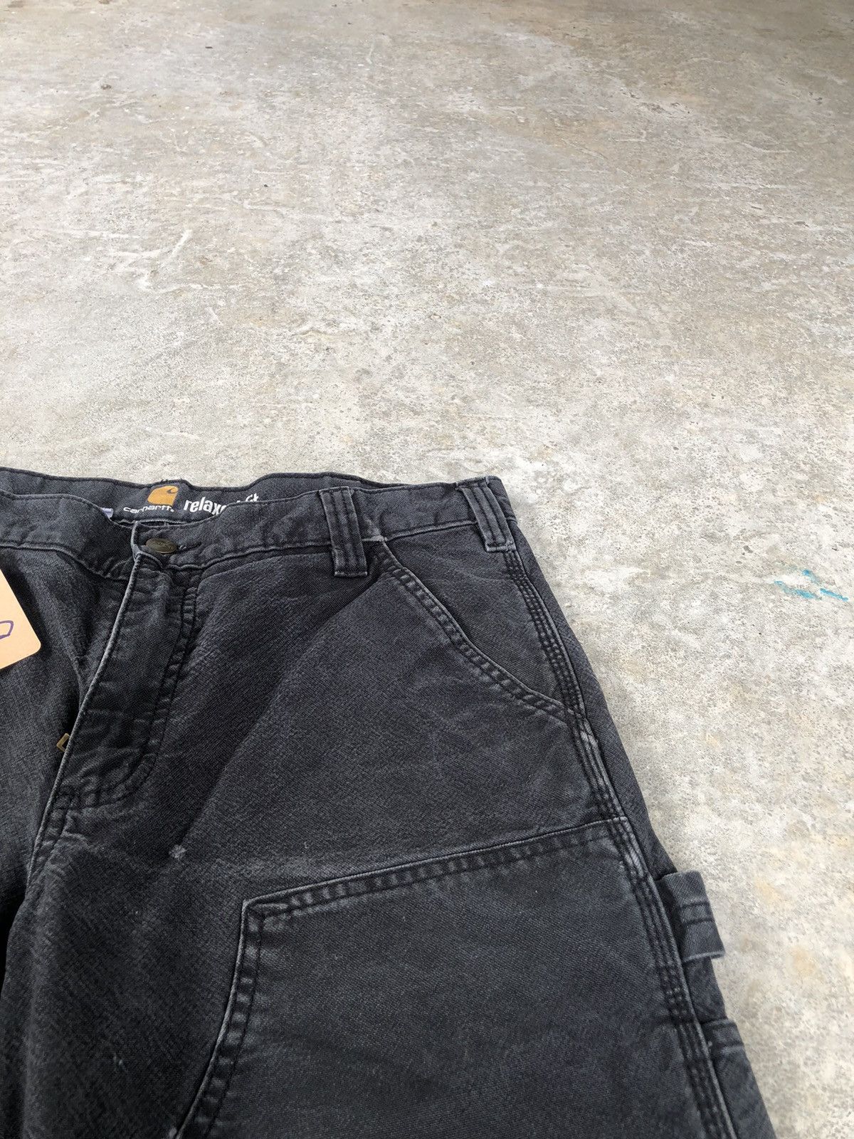 Lil Yachty Vintage Carhartt Double Knee Distressed Jeans Size US 34 / EU 50 - 15 Thumbnail