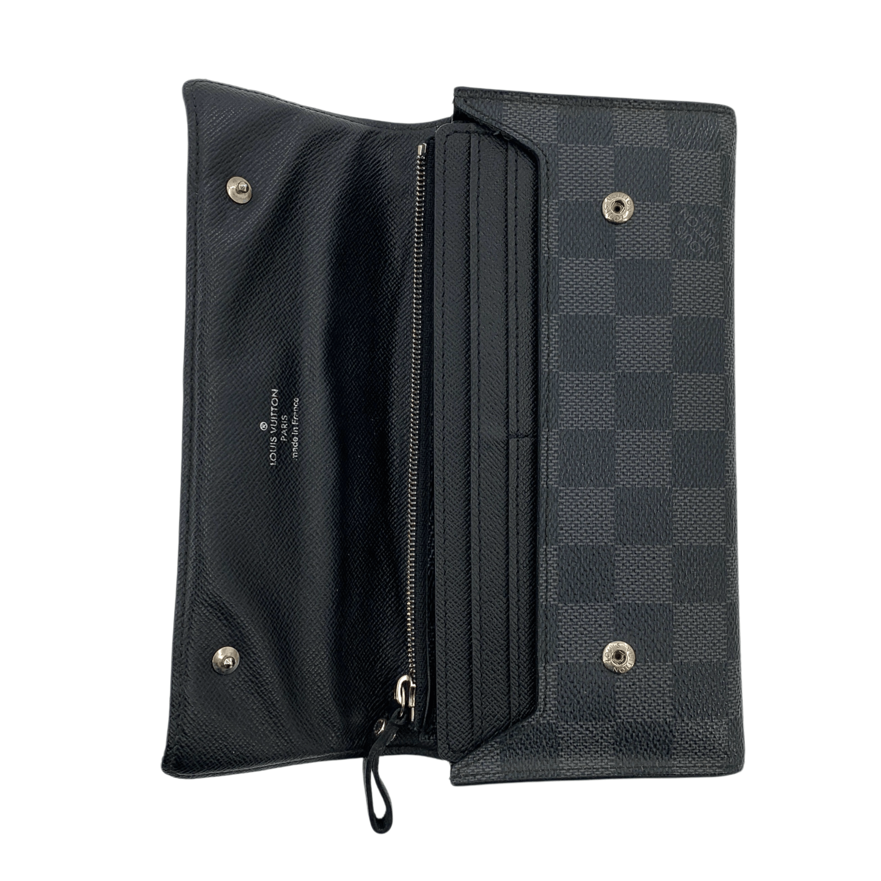 Louis Vuitton Louis Vuitton Damier 3-in-1 Wallet Black 19.5cm Size ONE SIZE - 4 Thumbnail