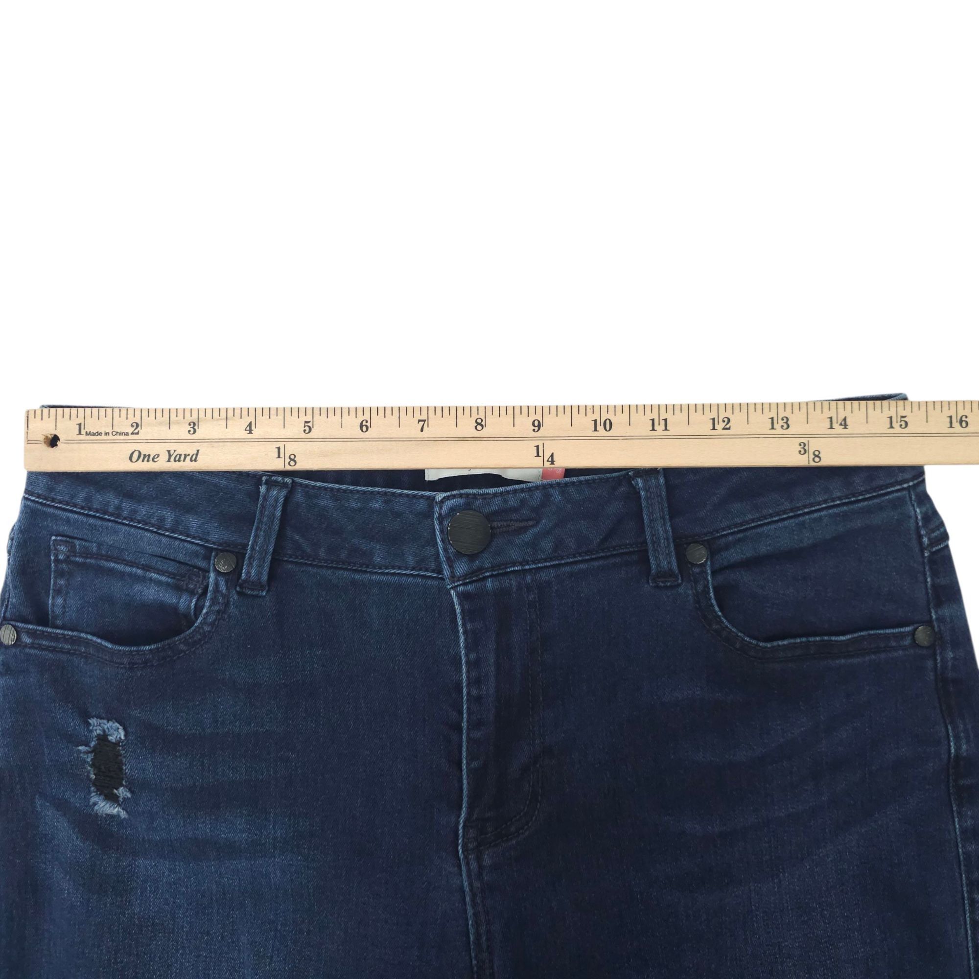 Other Cabi Curvy Skinny Jeans Womens Size 10 Stretch Distressed Size 32" / US 10 / IT 46 - 3 Thumbnail