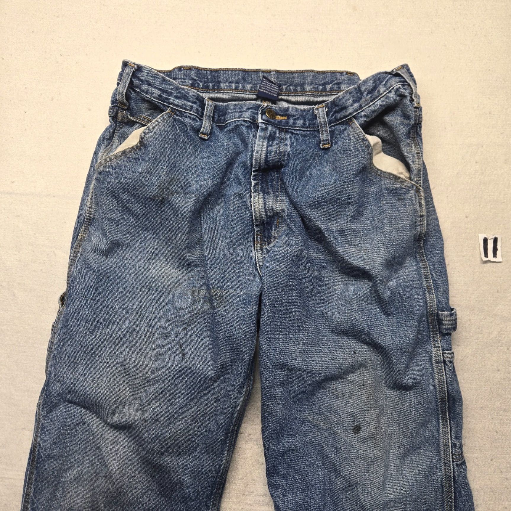 Vintage Rural King Jeans Relaxed Blue Denim Adult Men's Size 38 x 34 - Real Work Wear - 5-Pocket Denim Straight Fit Regular Inseam 34 - Blue Denim Jeans Size US 38 / EU 54 - 2 Thumbnail