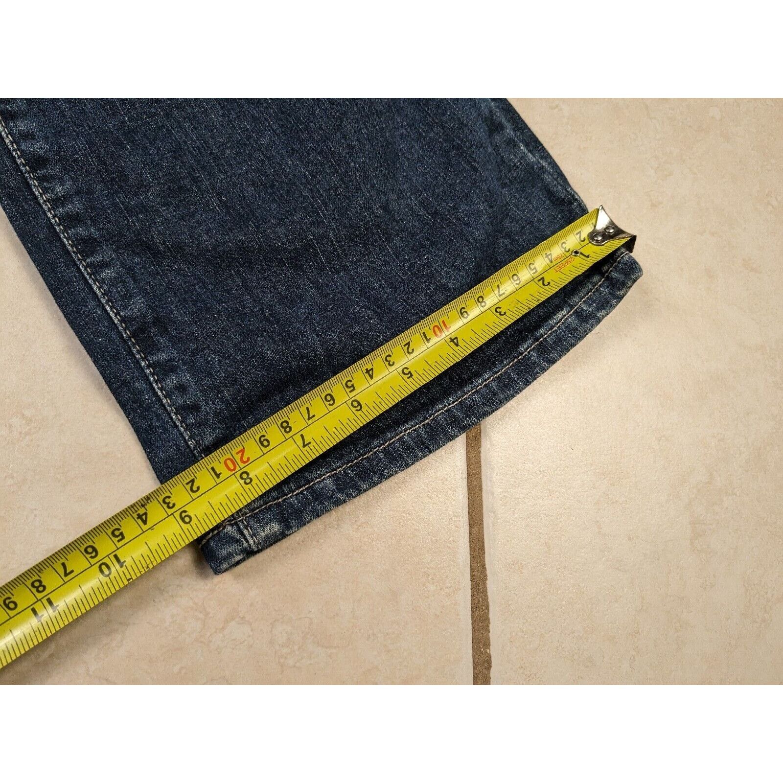 Calvin Klein NWT Calvin Klein Bootcut Jeans Size 16 Vtg Wash Faded Denim Size 38" / US 16 / IT 52 - 9 Thumbnail