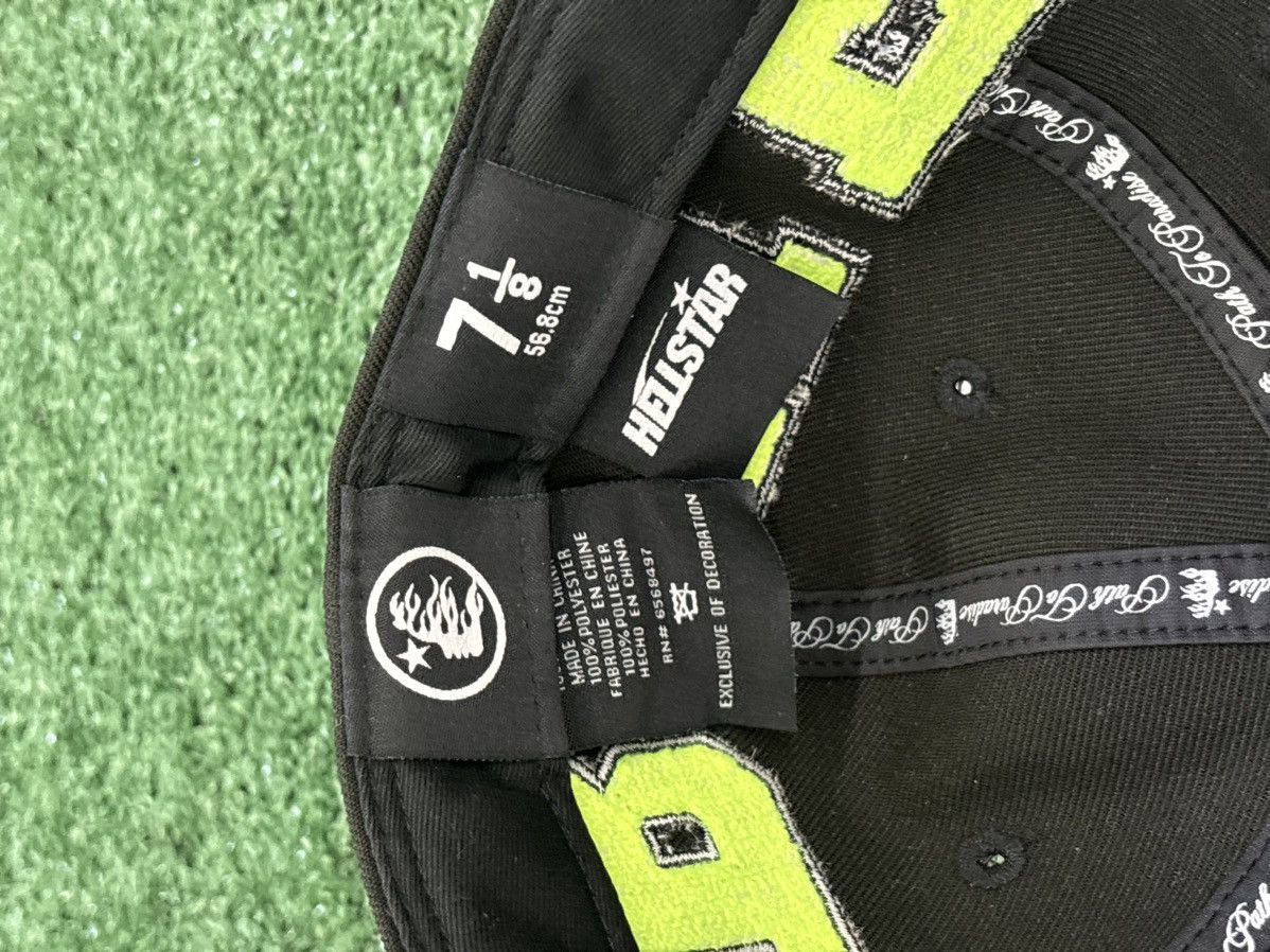 HELLSTAR Hellstar Neon Black OG Patch Fitted Hat 7 1/8 Size ONE SIZE - 4 Thumbnail