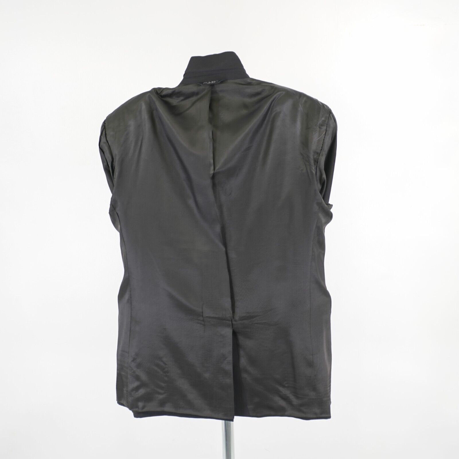 Jos. A. Bank Jos A Bank Worsted Wool Black 2 Button Blazer 44L Tagged 46R Size 44L - 13 Thumbnail