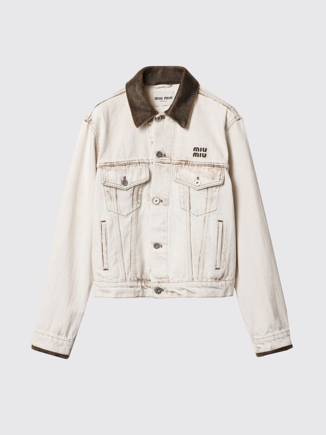 Miu Miu Miu Miu Jacket Woman White Size XS / US 0-2 / IT 36-38 - 1 Preview