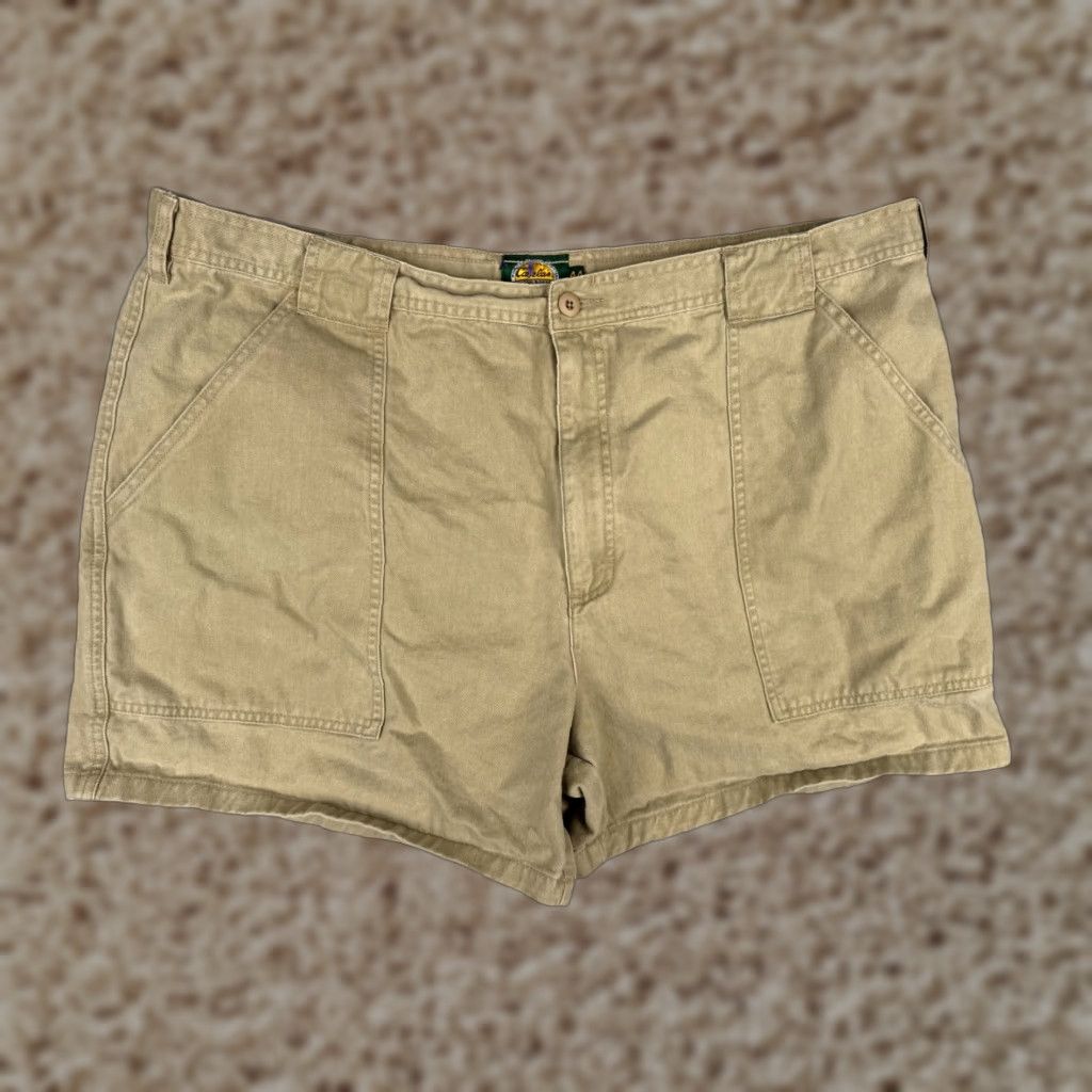 Vintage Cabelas Shorts Men 44 Beige Bush Pockets 100% Cotton Twill Adjustable Hike 44x4 Size US 44 / EU 60 - 1 Thumbnail