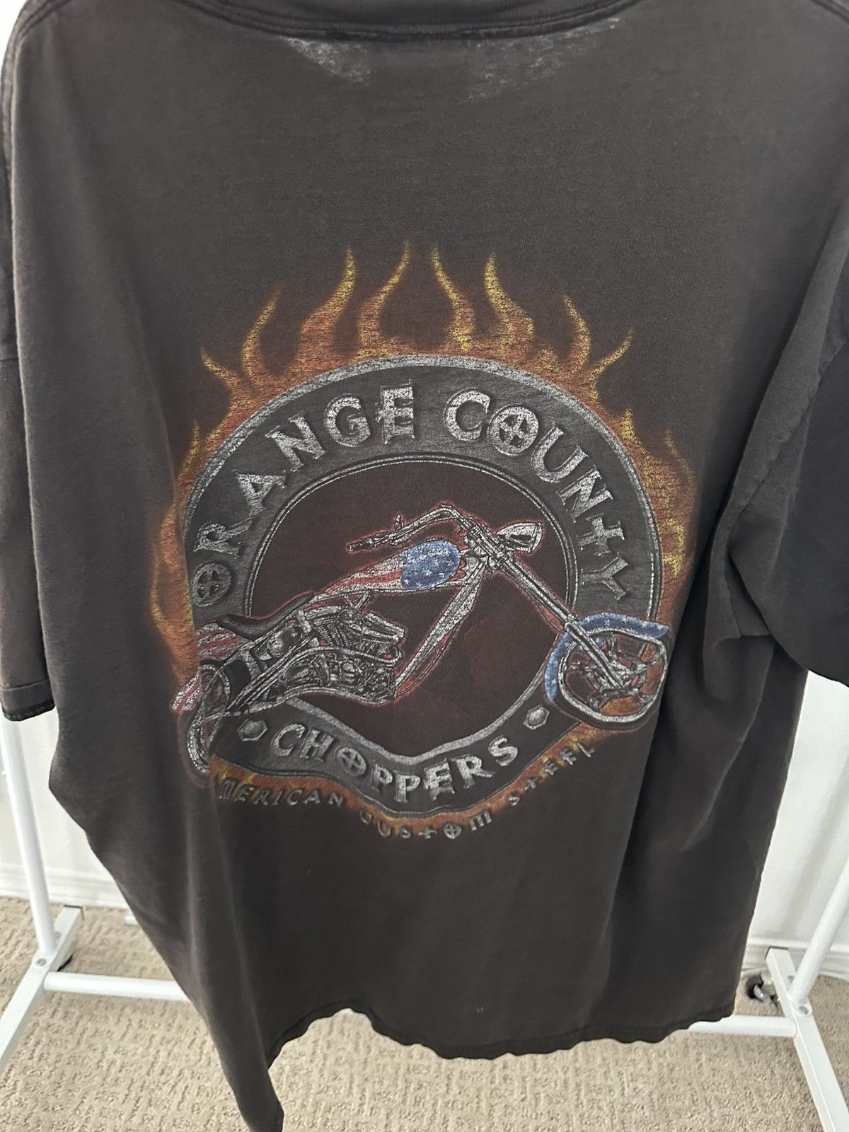 Vintage Vintage Nicely Faded OC Choppers Tee Size US XL / EU 56 / 4 - 5 Thumbnail