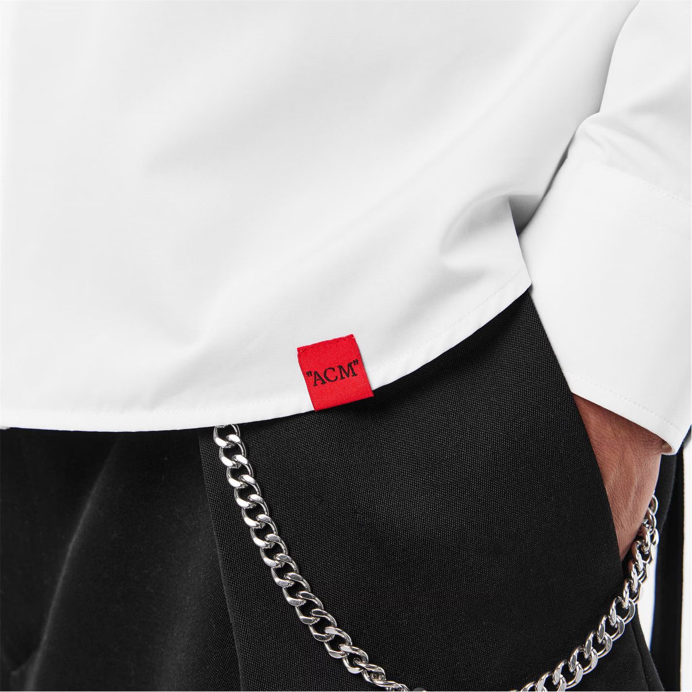 Off-White o1g2r1mq0326 Long Sleeve Tailored Fit Shirt in White Size US S / EU 44-46 / 1 - 5 Thumbnail