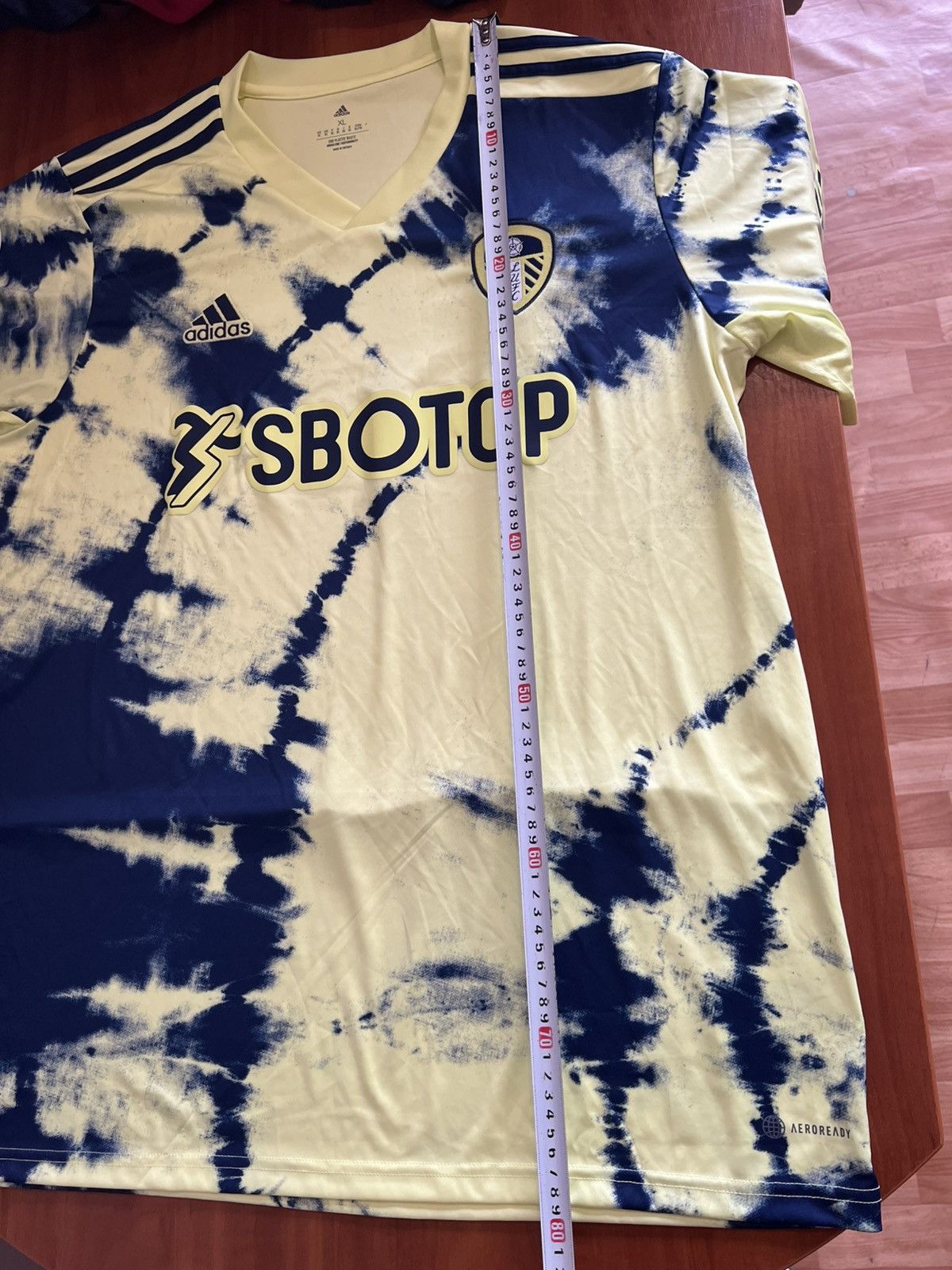 Adidas 2022/23 LEEDS UNITED AWAY SOCCER JERSEY FOOTBALL SHIRT Size US XL / EU 56 / 4 - 19 Thumbnail