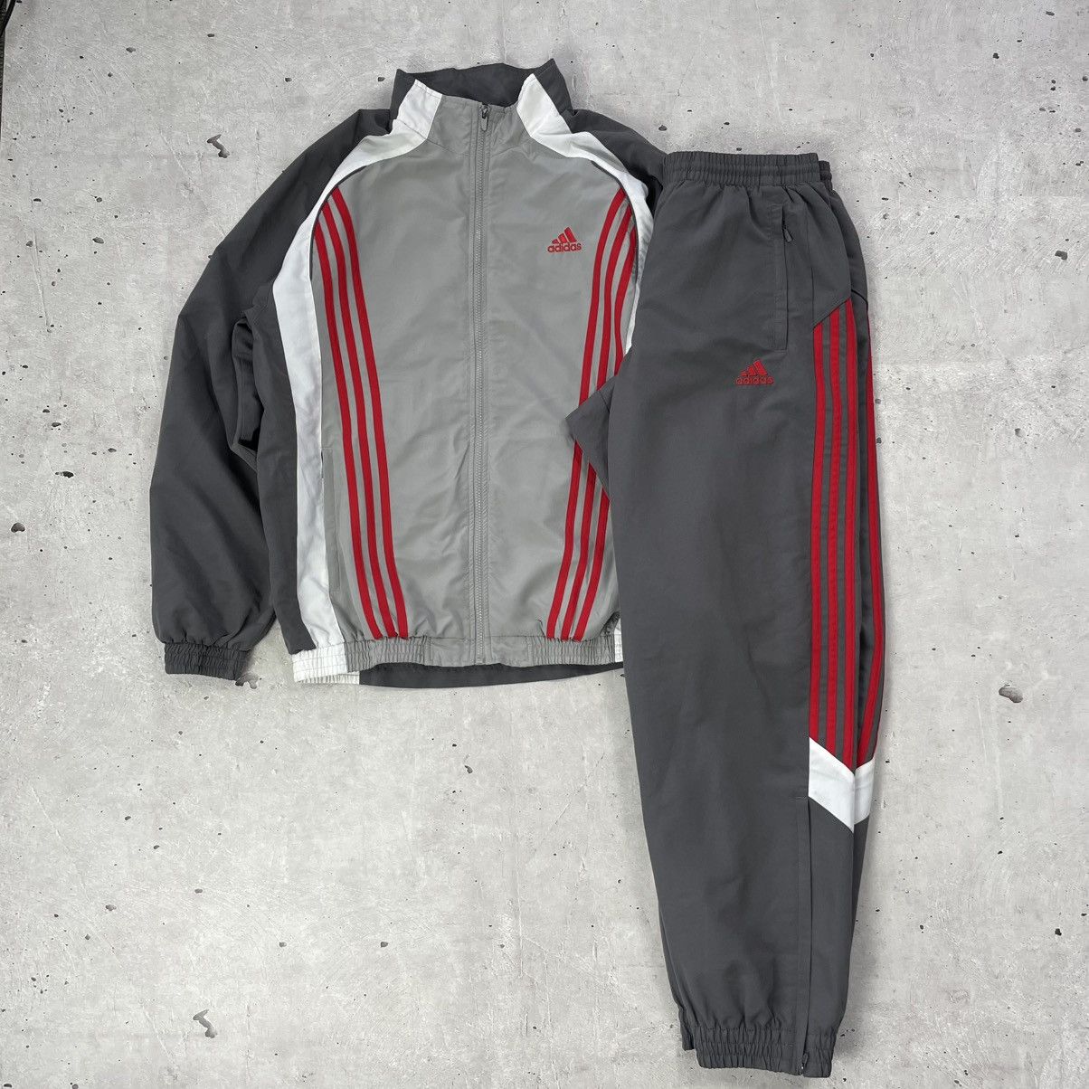 Adidas Vintage Adidas Tracksuit Jacket and Pants size 42/44 Size 44L - 1 Thumbnail