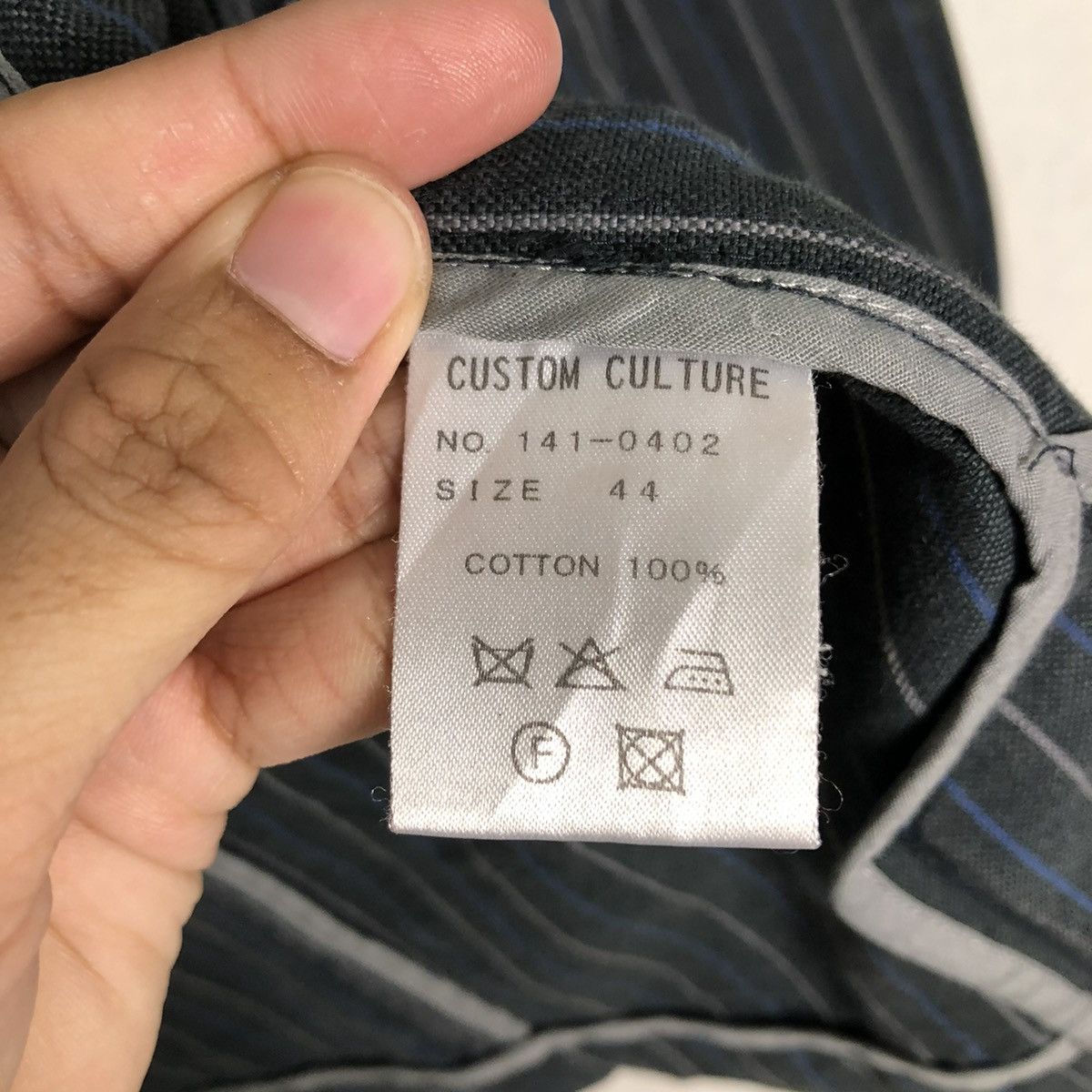 Japanese Brand Biker Jacket Multi Pocket Cargo Striped Custom Culture Japan Size US S / EU 44-46 / 1 - 20 Thumbnail