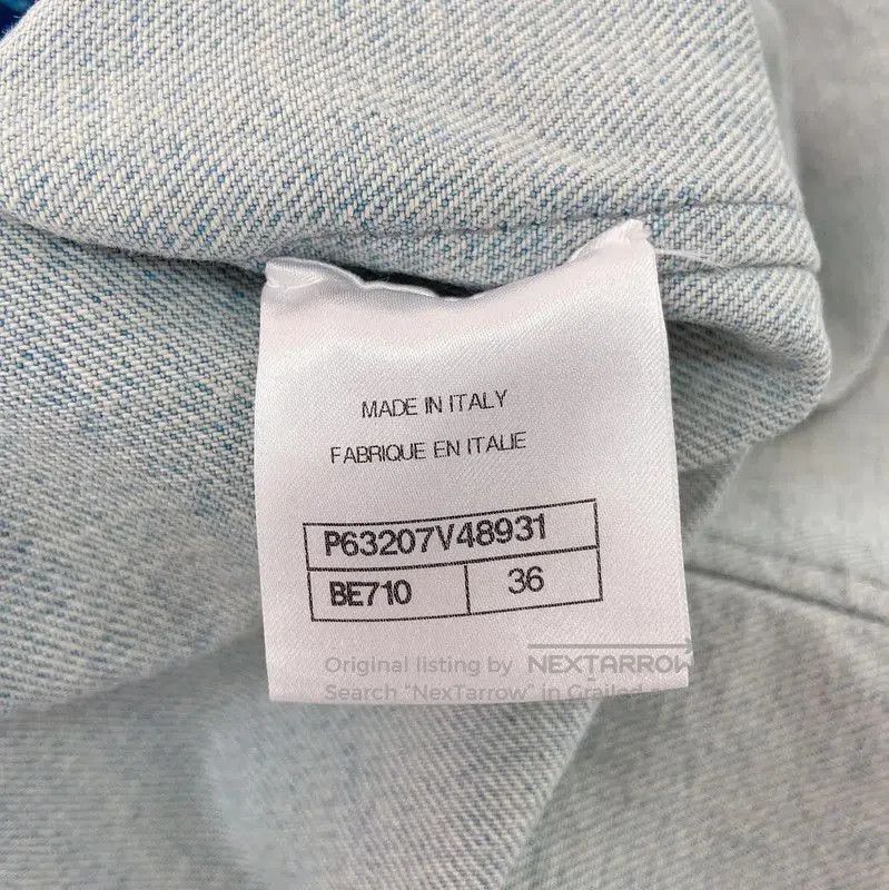 Chanel Chanel Blue Cotton Women's Jacket for Spring Autumn . Size S / US 4 / IT 40 - 7 Thumbnail