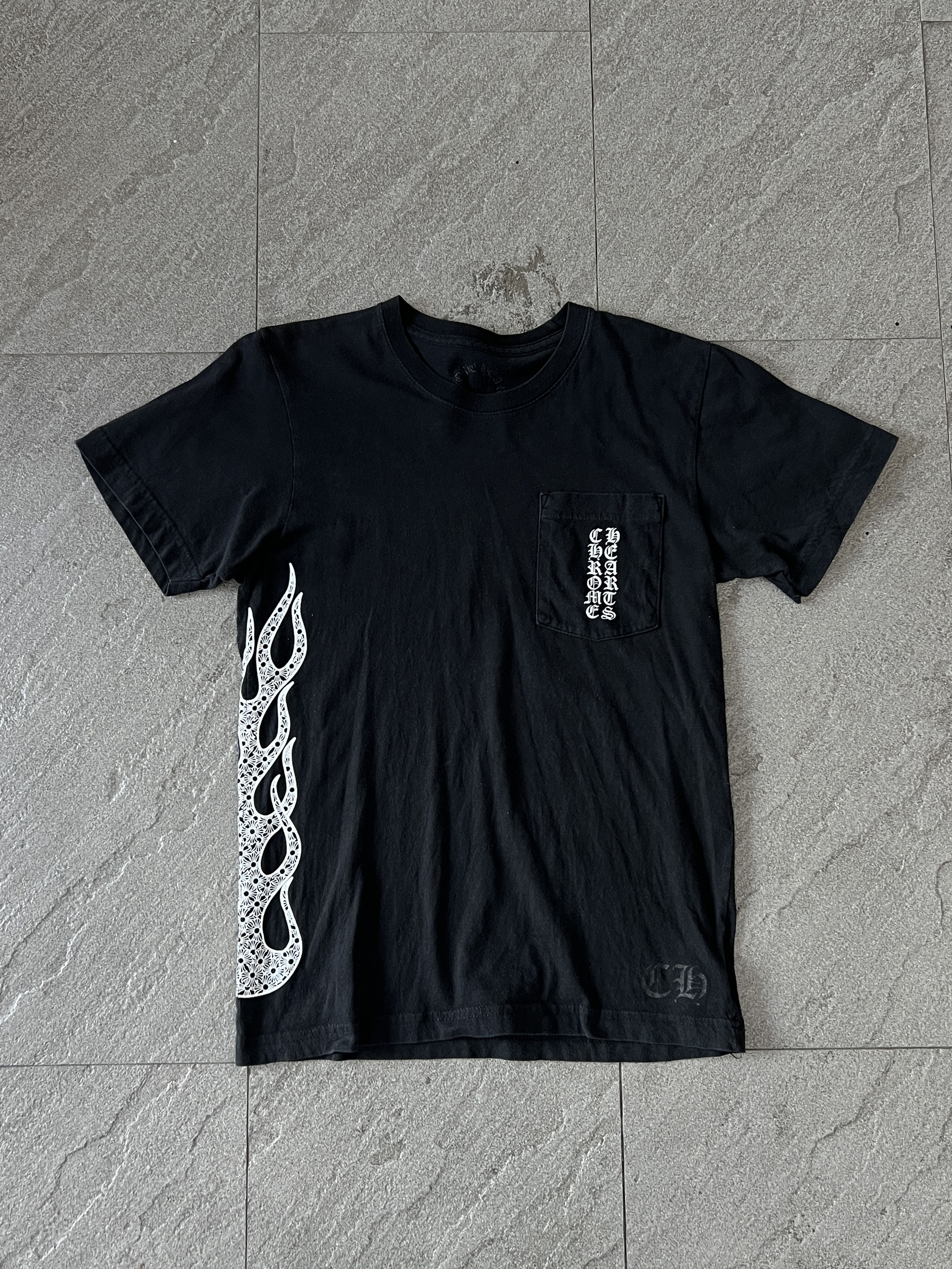Chrome Hearts Chrome Hearts - Side Flame Tee | Grailed