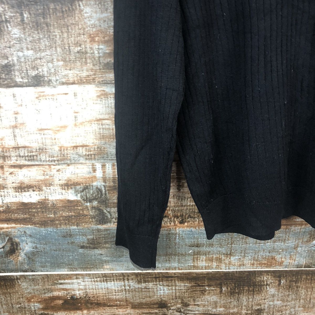 Japanese Brand UJ Black vintage plain Cardigan Knitwear #A2267 Size US M / EU 48-50 / 2 - 15 Thumbnail