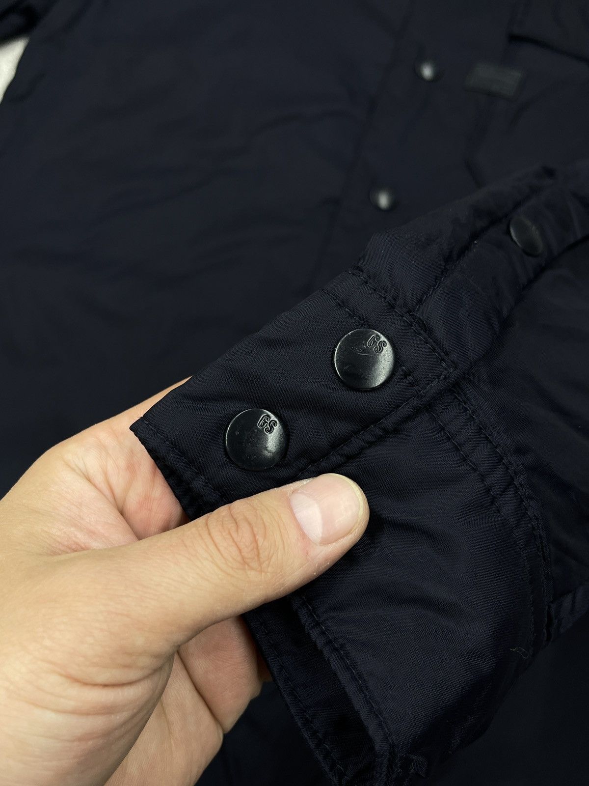 G-Star Mens G Star Raw Davin Padded Overshirt Jacket Nylon Navy Size US S / EU 44-46 / 1 - 8 Thumbnail