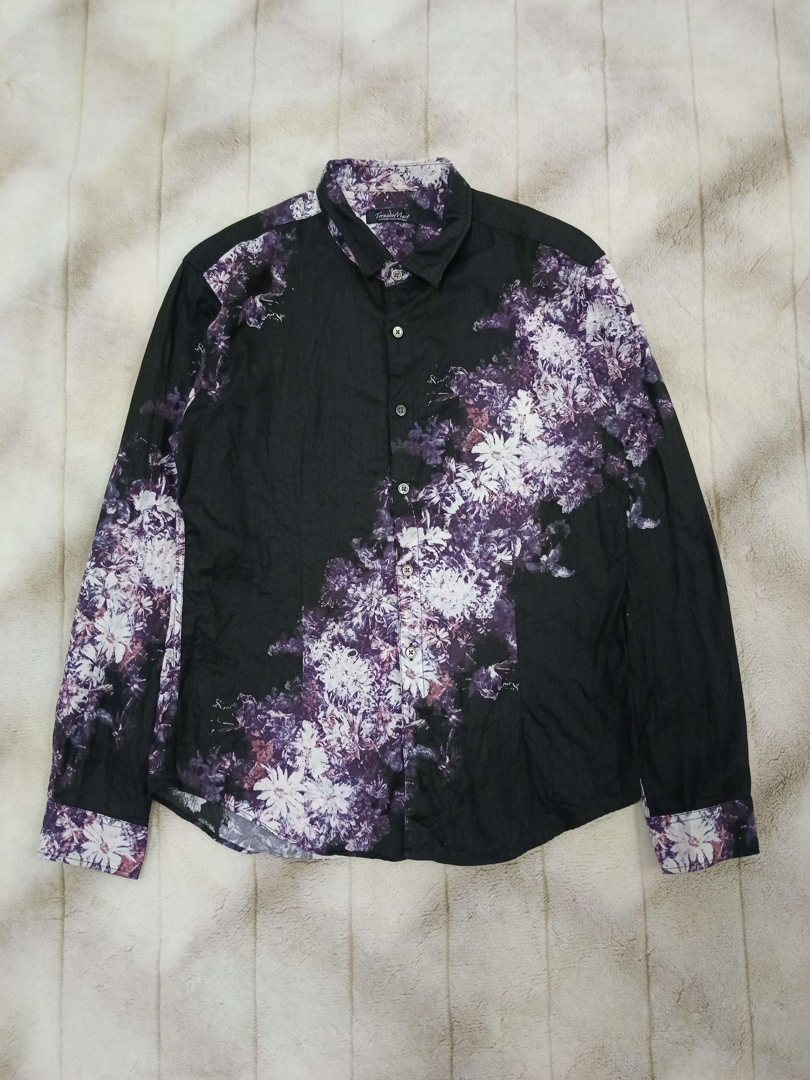 Tornado Mart TORNADO MART FLORAL MOTIF LONG SLEEVE Size US M / EU 48-50 / 2 - 2 Thumbnail
