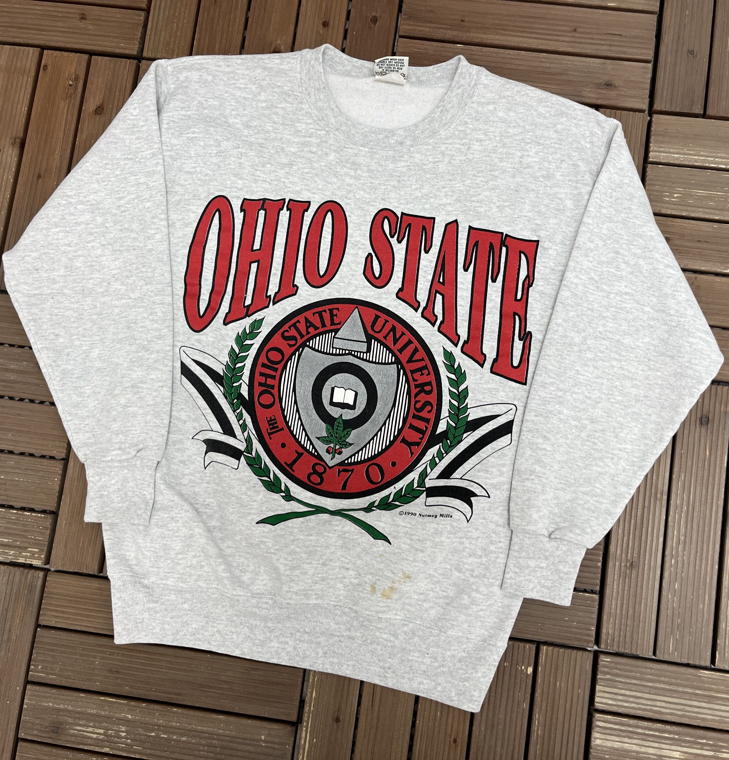 Nutmeg × Vintage Ohio State Buckeyes Vintage Sweater Crewneck Size US L / EU 52-54 / 3 - 4 Thumbnail