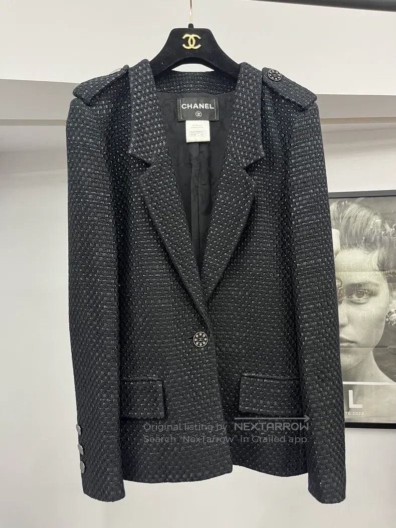 Chanel Chanel Black braided coat Size XS / US 0-2 / IT 36-38 - 1 Thumbnail
